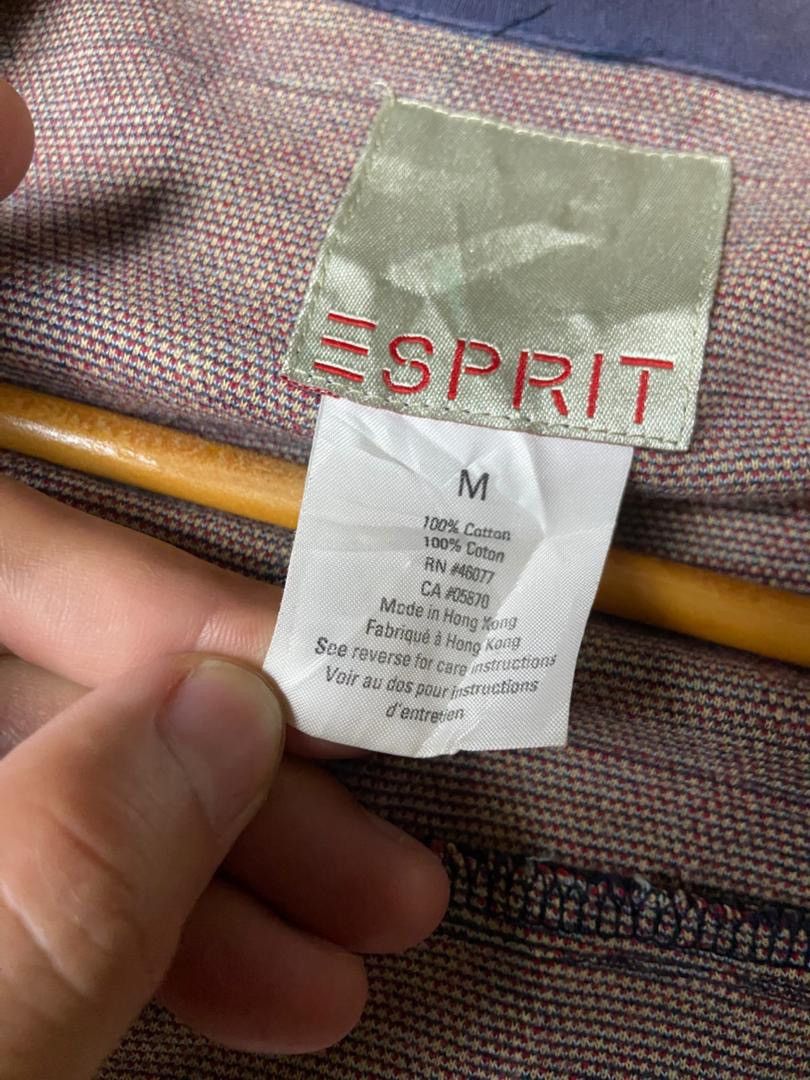 Esprit ESPRIT Brand Plaid Zip Up Jacket (176) Size US M / EU 48-50 / 2 - 4 Thumbnail