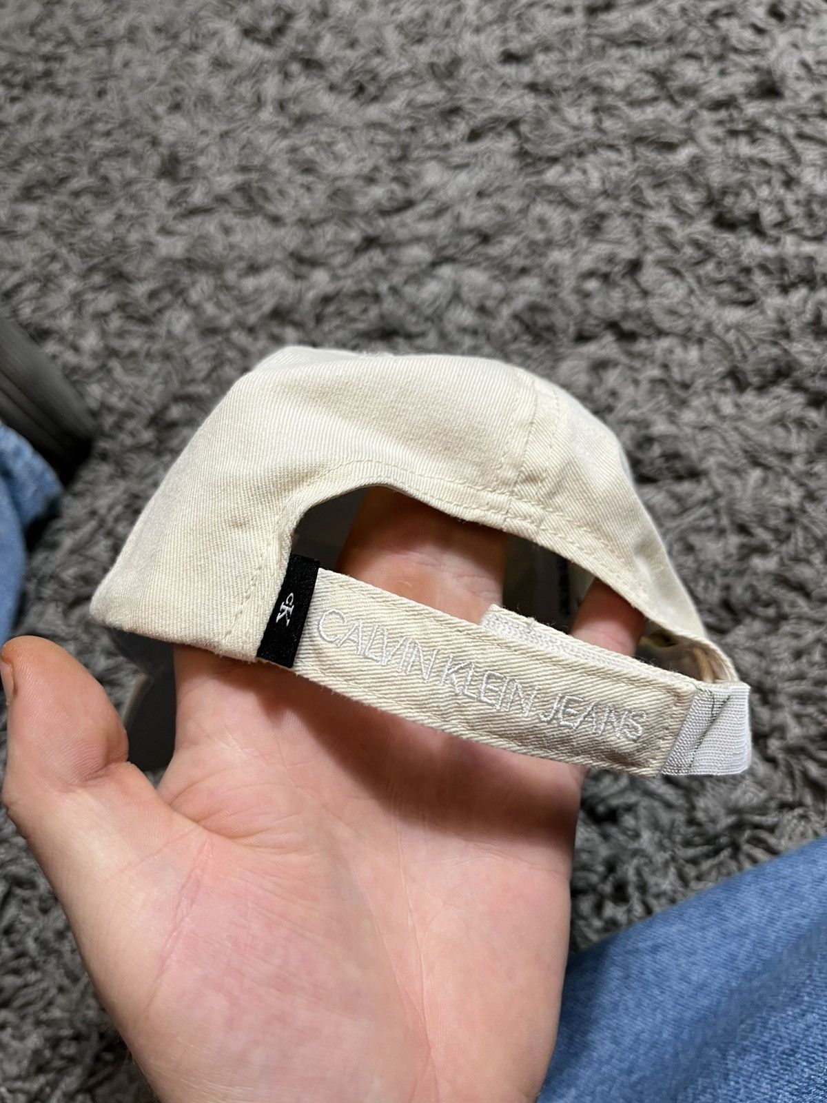 Calvin Klein × Vintage CK CALVIN KLEIN BEIGE COTTON ONE SIZE CAP Size ONE SIZE - 5 Thumbnail