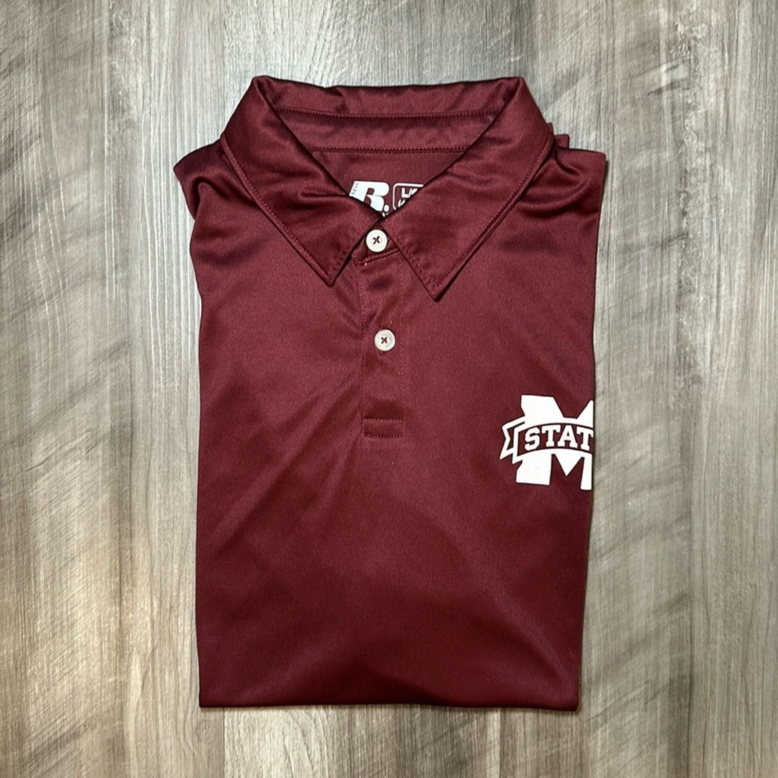 Russell Athletic Mississippi State Bulldogs Russell Athletic Polo - Large Size US L / EU 52-54 / 3 - 1 Thumbnail