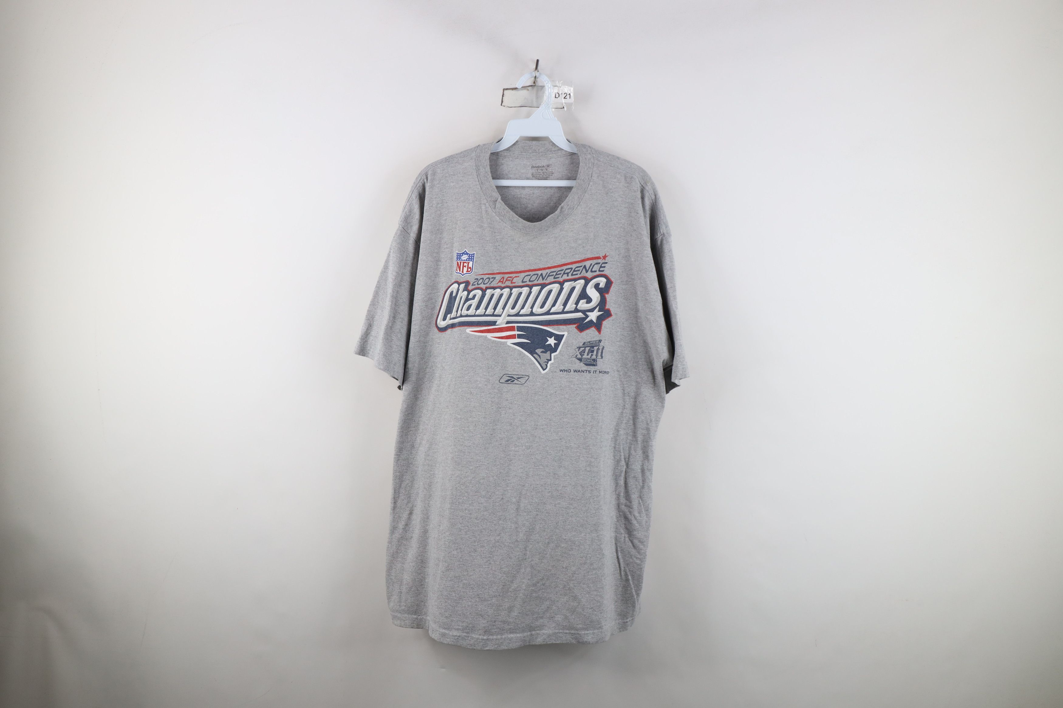 Reebok Vintage Reebok Conference New England Patriots T-Shirt Size US XL / EU 56 / 4 - 1 Thumbnail