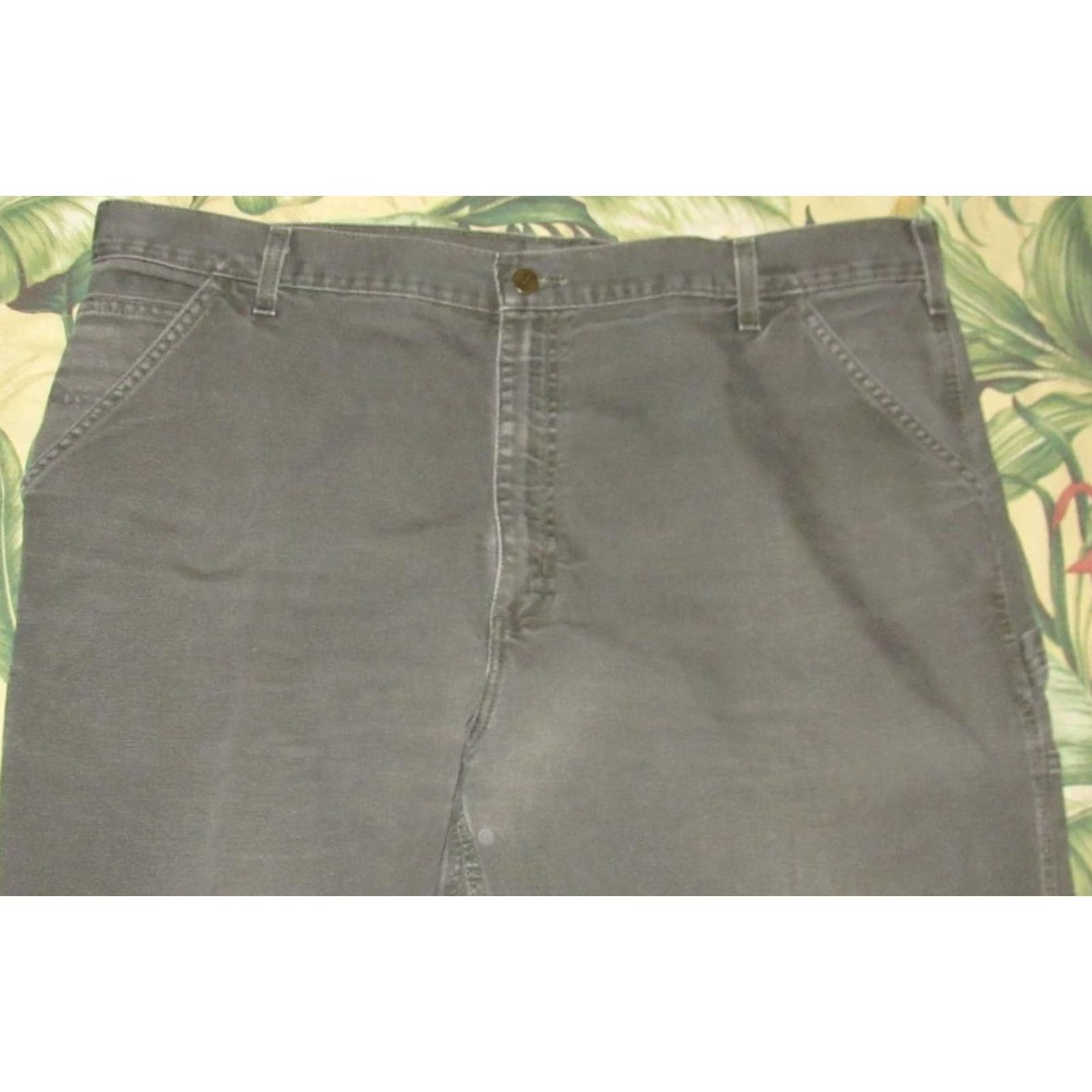 Carhartt Vtg Carhartt B 11 Moss Green Carpenter Pants 42 x 32 Mens Carpenter Regular 42x32 Green Size US 42 / EU 58 - 2 Thumbnail