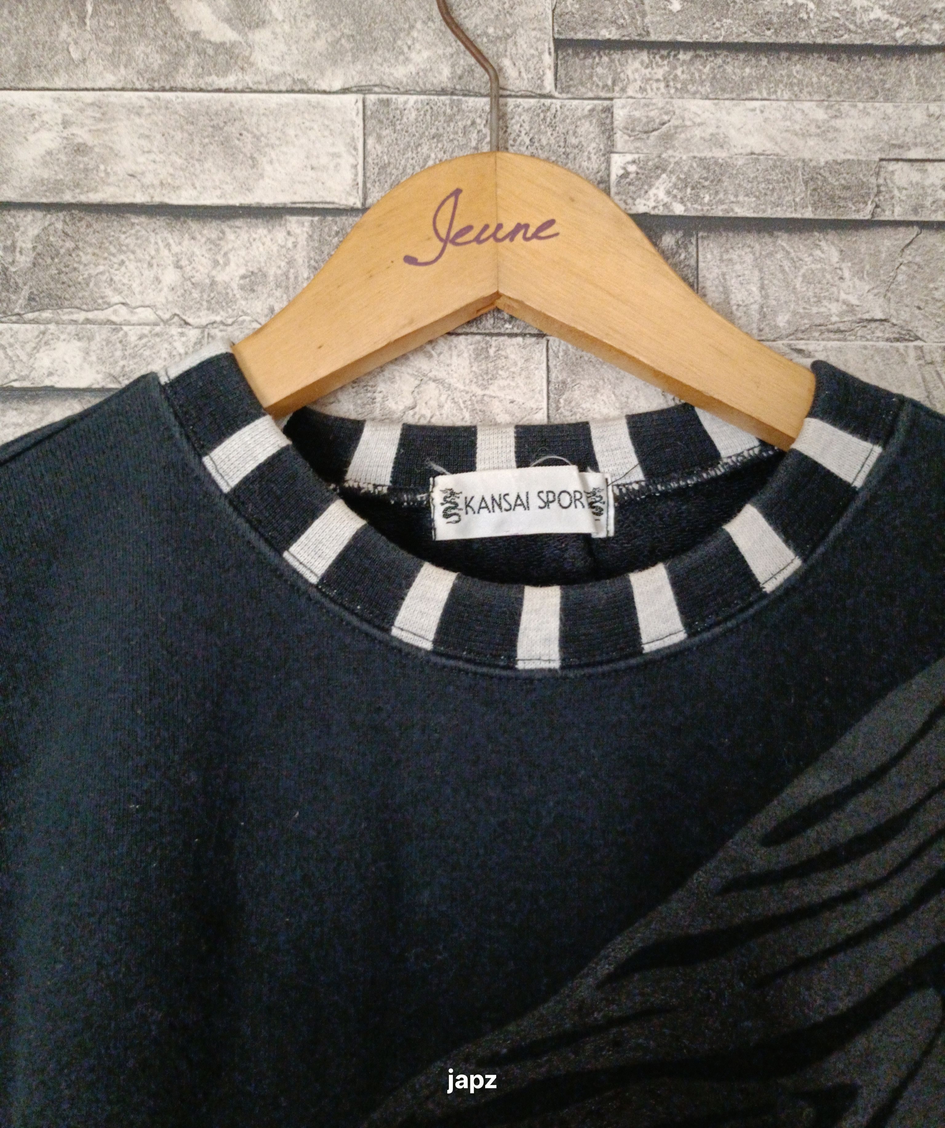 Kansai Yamamoto × Vintage Vintage Kansai yamamoto sport zebra sweater Size US M / EU 48-50 / 2 - 6 Thumbnail