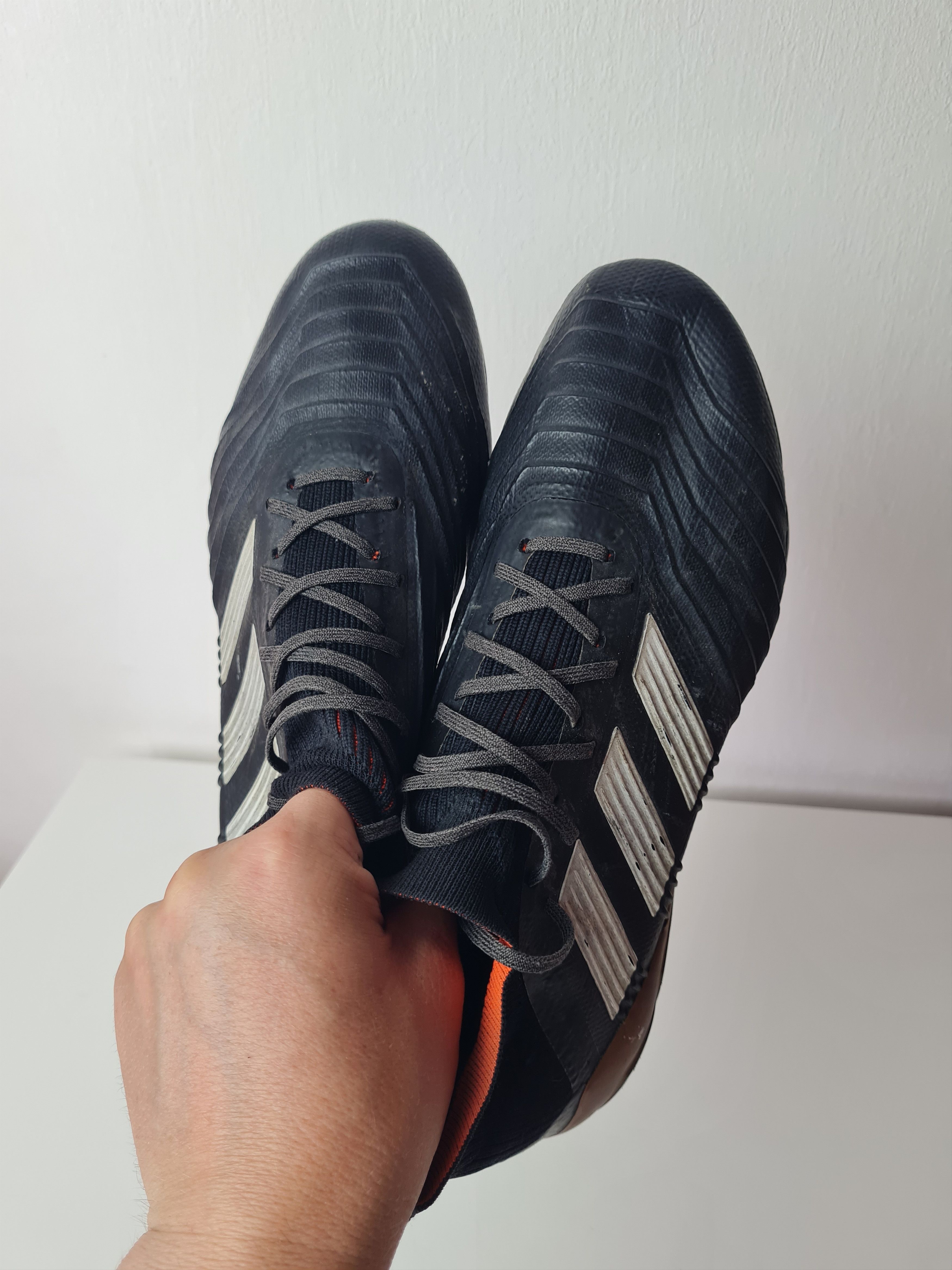 Adidas Football Soccer Boots Adidas Predator SG black Cleats UK8 Size US 9 / EU 42 - 2 Thumbnail