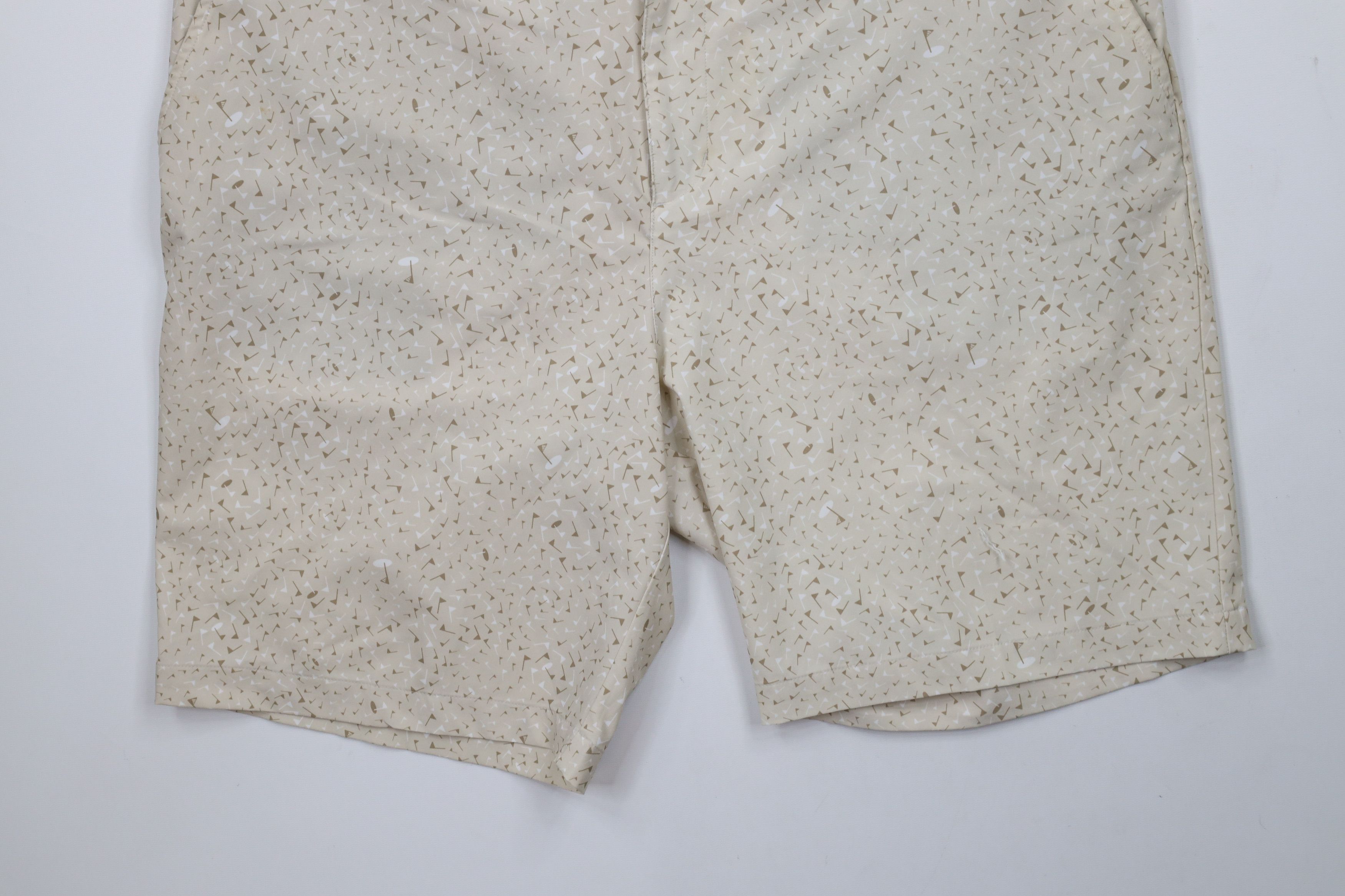 Adidas × Vintage Adidas Golf Over Print Stretch Golfing Chino Shorts Beige Size US 38 / EU 54 - 4 Thumbnail