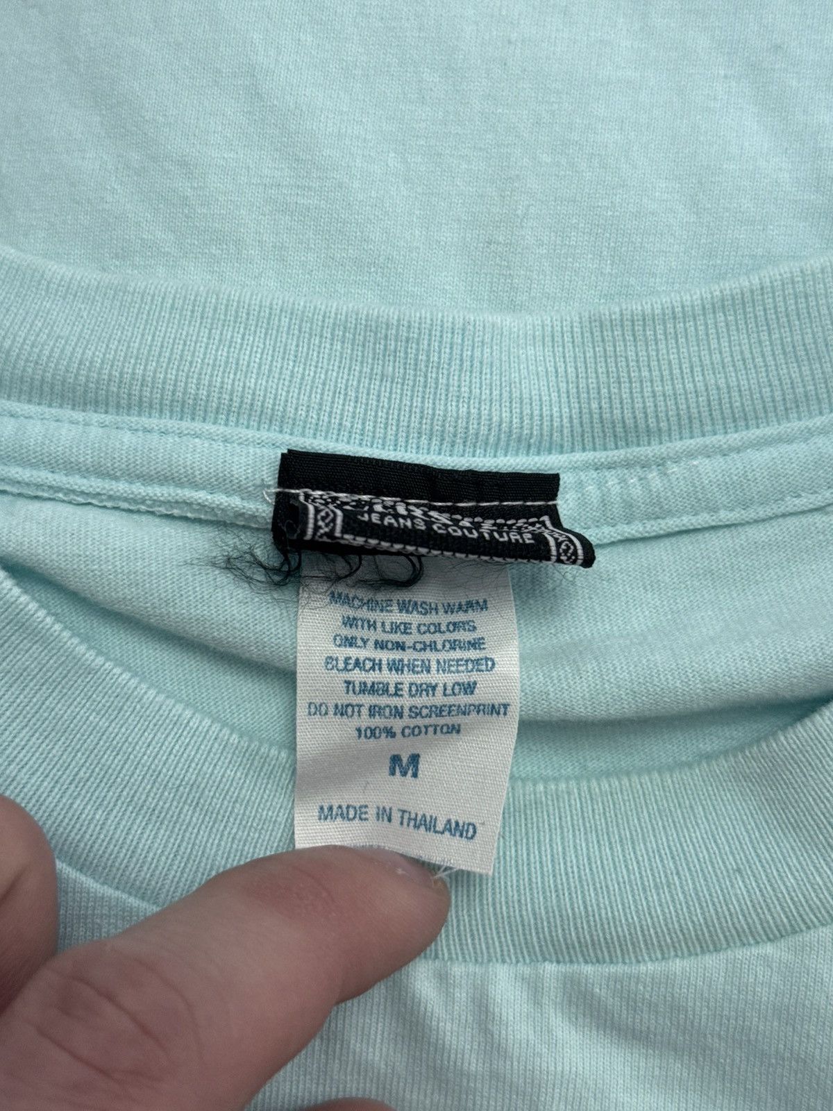Versace Rare Vintage Versace Jeans Couture T-Shirt Blue Medusa Logo Size M / US 6-8 / IT 42-44 - 9 Thumbnail