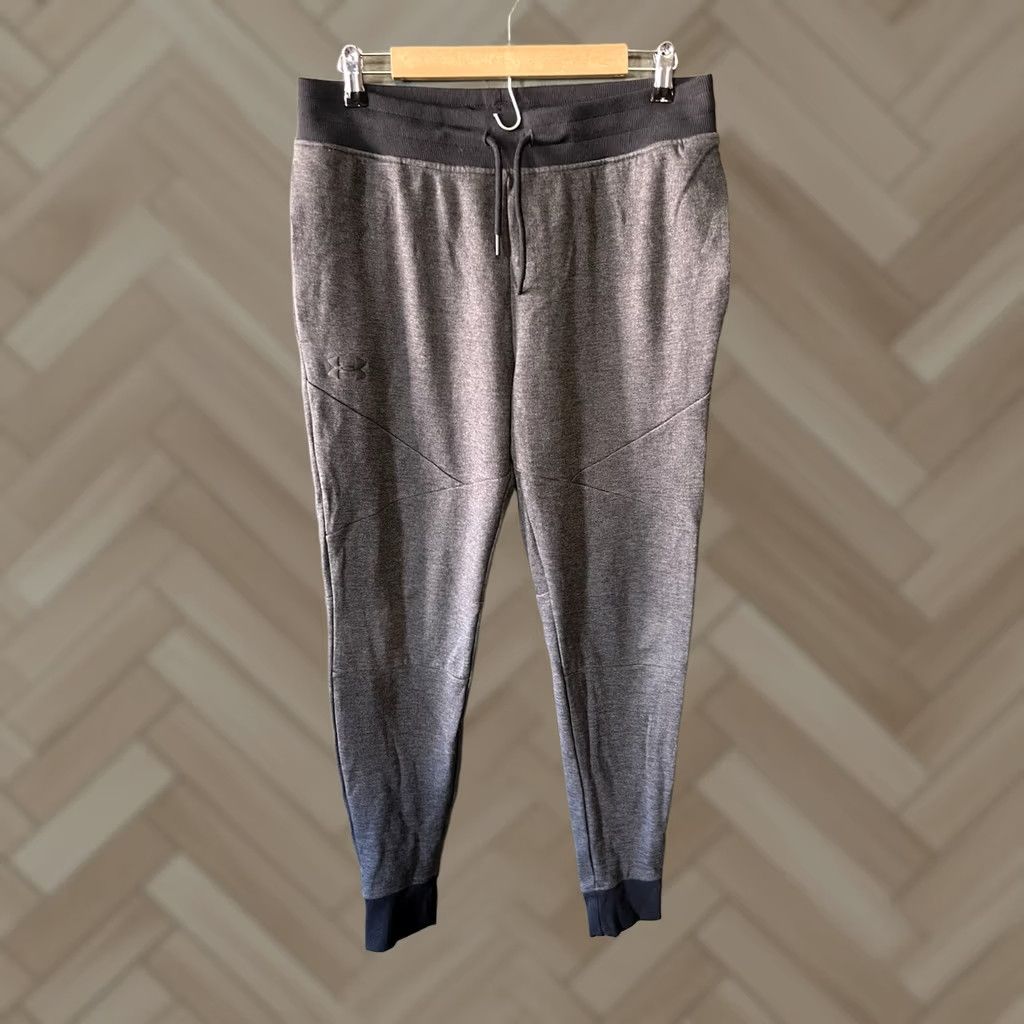 Under Armour Under Armour Mens Gray Sweatpants Pants Athletic Drawstring L Large Gray Mens Sweatpants Activewear Size US 33 - 1 Thumbnail
