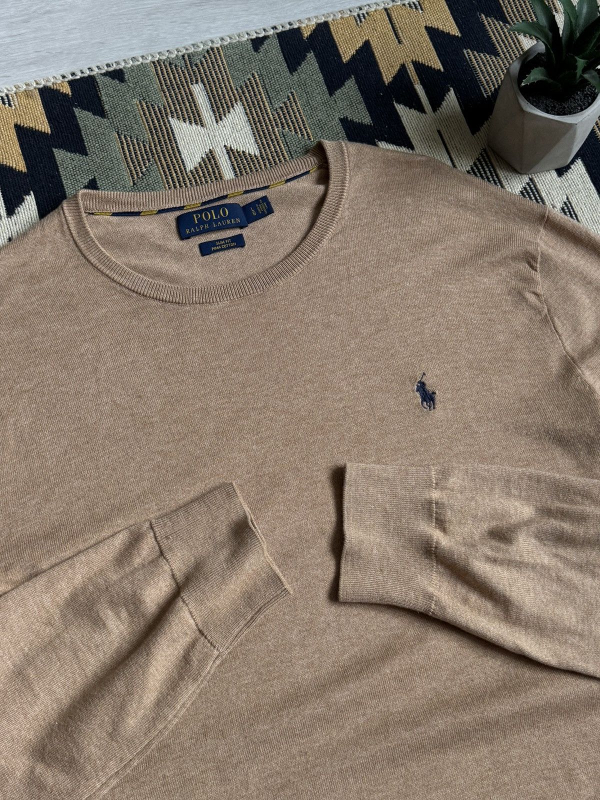 Polo Ralph Lauren Vintage Polo Ralph Lauren Prima Cotton Sweater Size US L / EU 52-54 / 3 - 6 Thumbnail