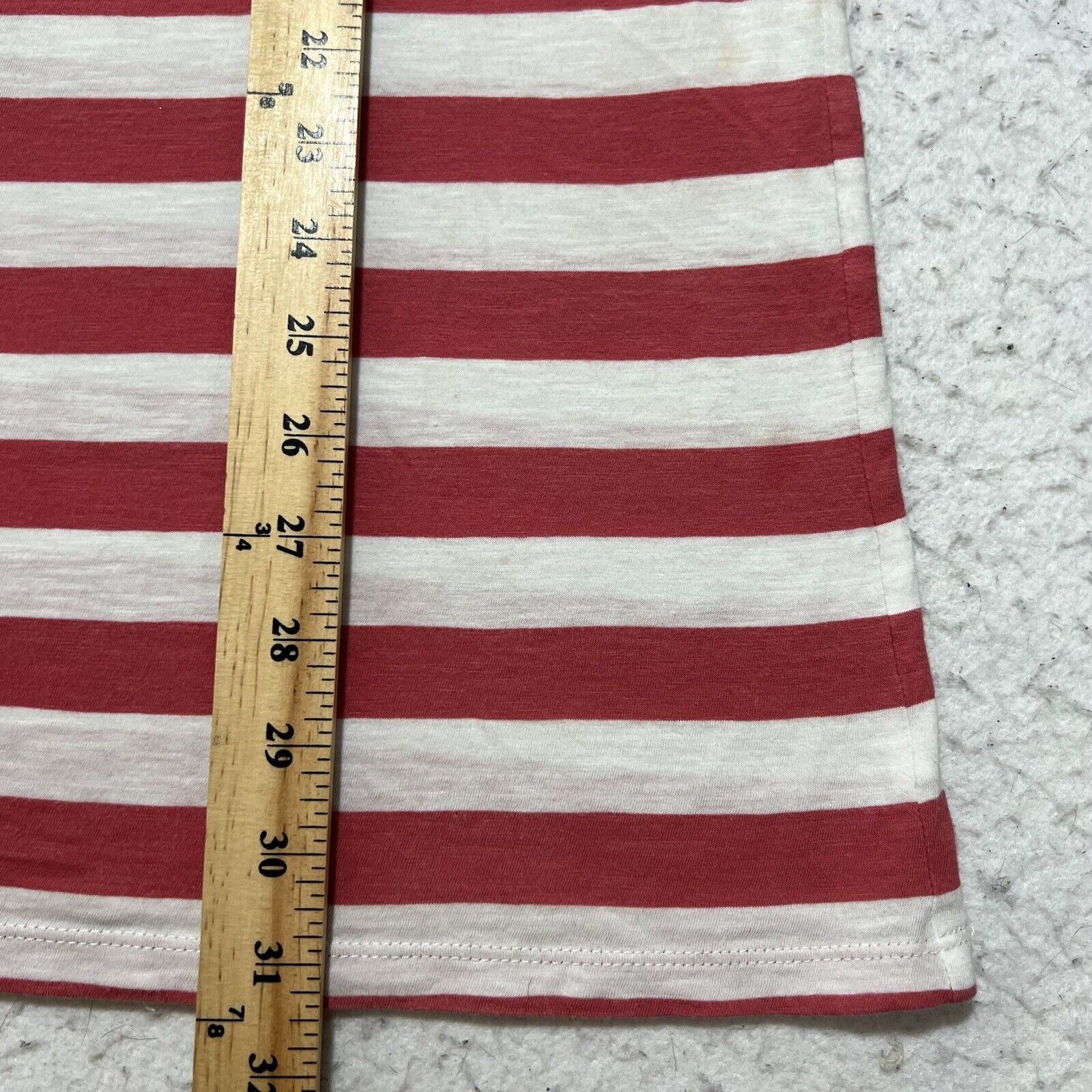 Ralph Lauren Ralph Lauren Medium V-Neck T-Shirt Mini Dress Pink Stripe Size M / US 6-8 / IT 42-44 - 9 Thumbnail