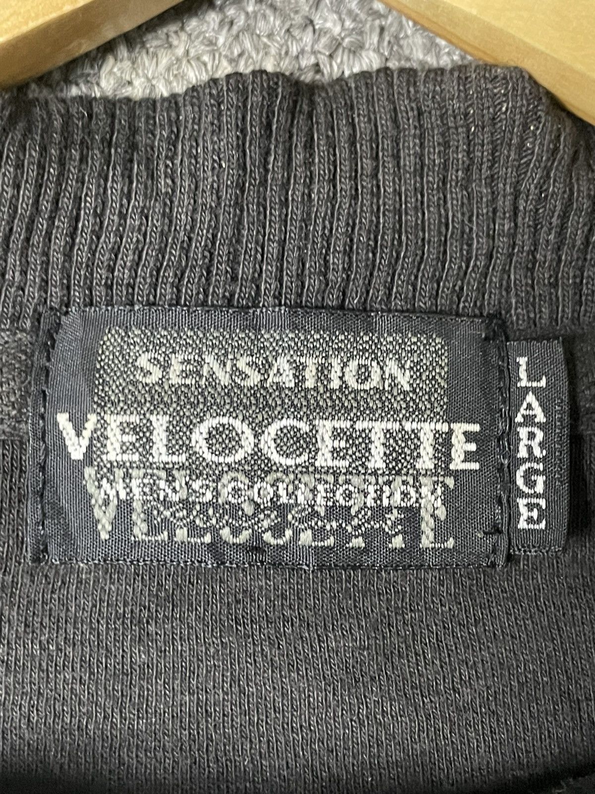 Japanese Brand Vintage VELOCETTE Embroidered Sweatshirt (100) Size US L / EU 52-54 / 3 - 7 Thumbnail