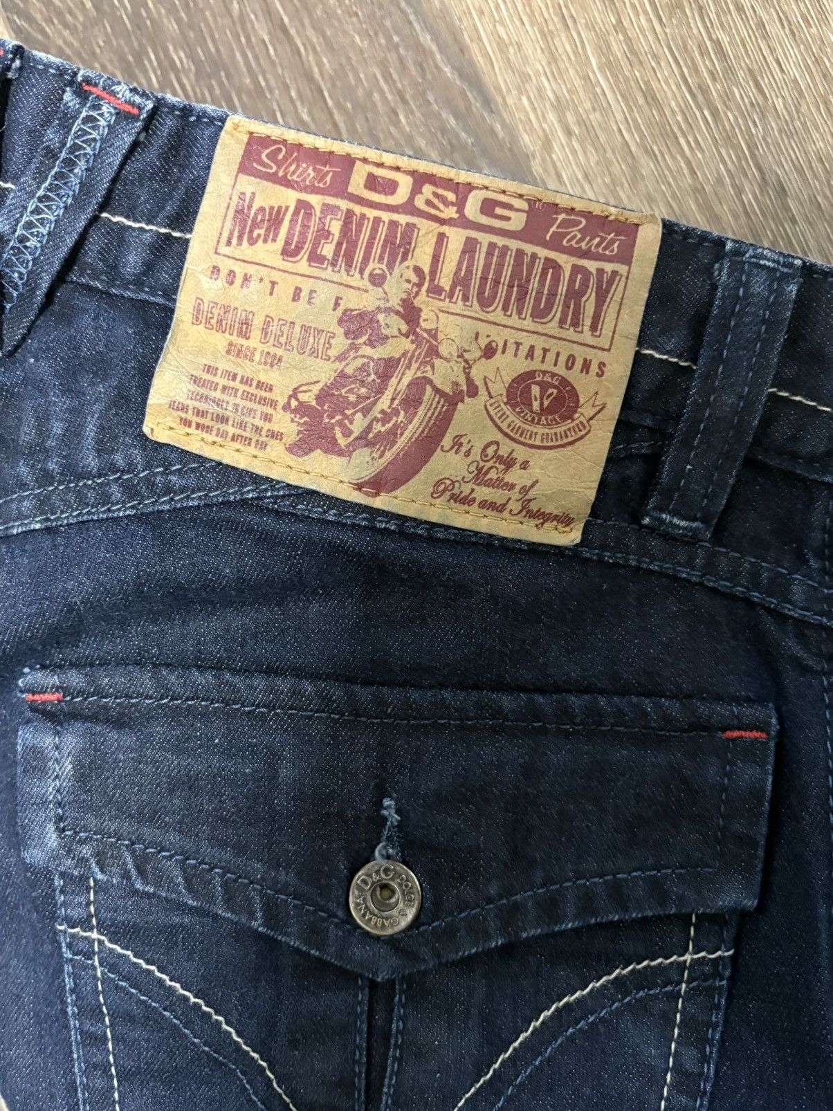 Dolce & Gabbana Dolce and Gabbana Denim Laundry dark blue jeans Size US 30 / EU 46 - 8 Thumbnail