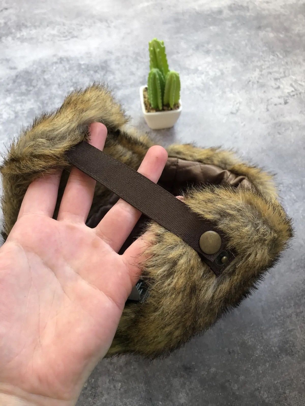 Japanese Brand USHANKA Vintage Streetwear Japans Style Full Mohair Y2k Hype Size ONE SIZE - 4 Thumbnail