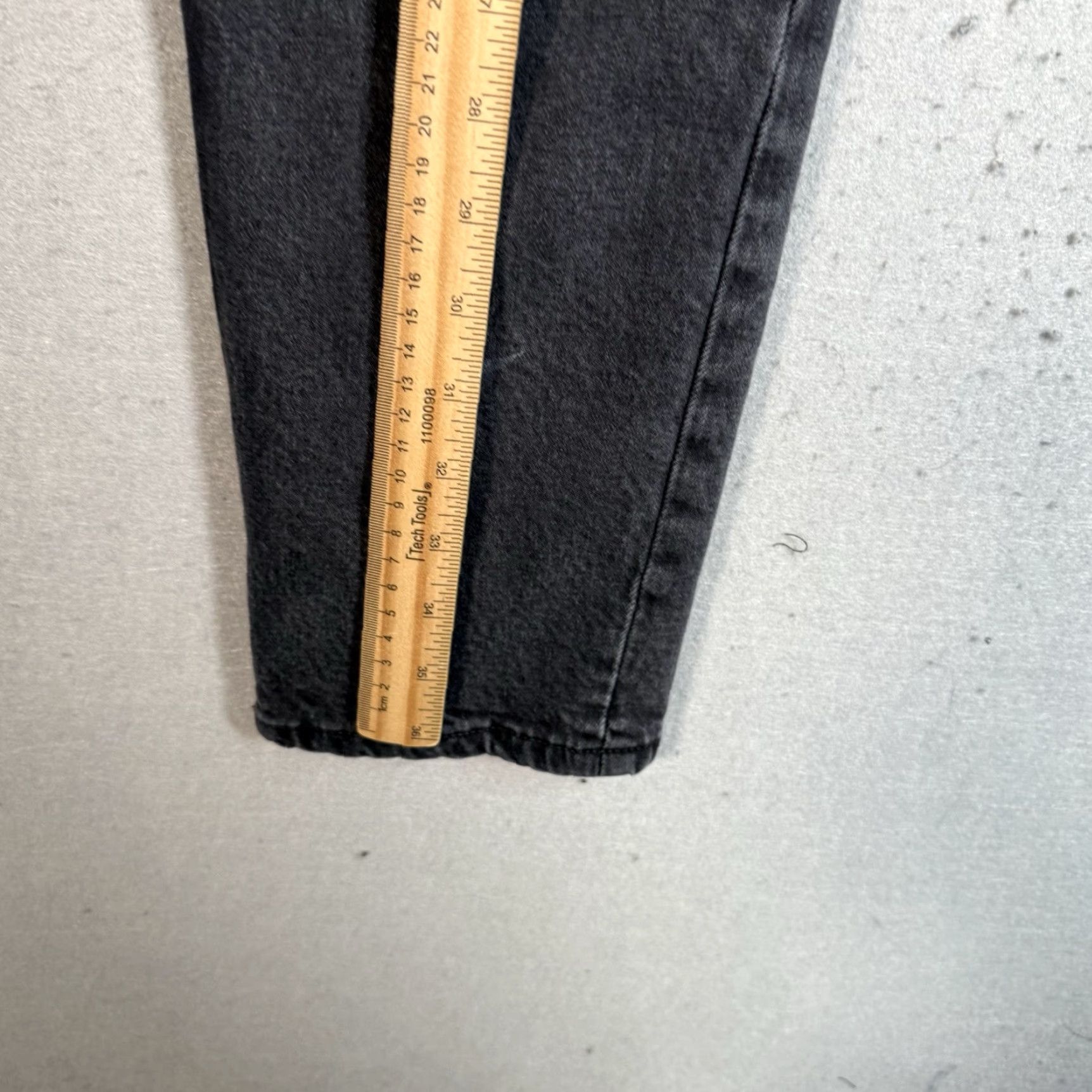 Everlane VINTAGE Everlane Jeans Womens 29 Cropped Black Cotton Denim 7/10 Women 29 Cropped Jeans Mens no? Size 29" - 3 Thumbnail