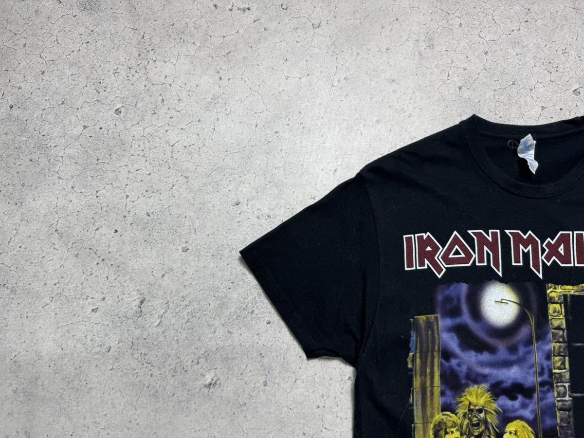 Band Tees Iron Maiden T-Shirt Vintage Black Big Logo Rock Y2K Hype Size US S / EU 44-46 / 1 - 5 Thumbnail