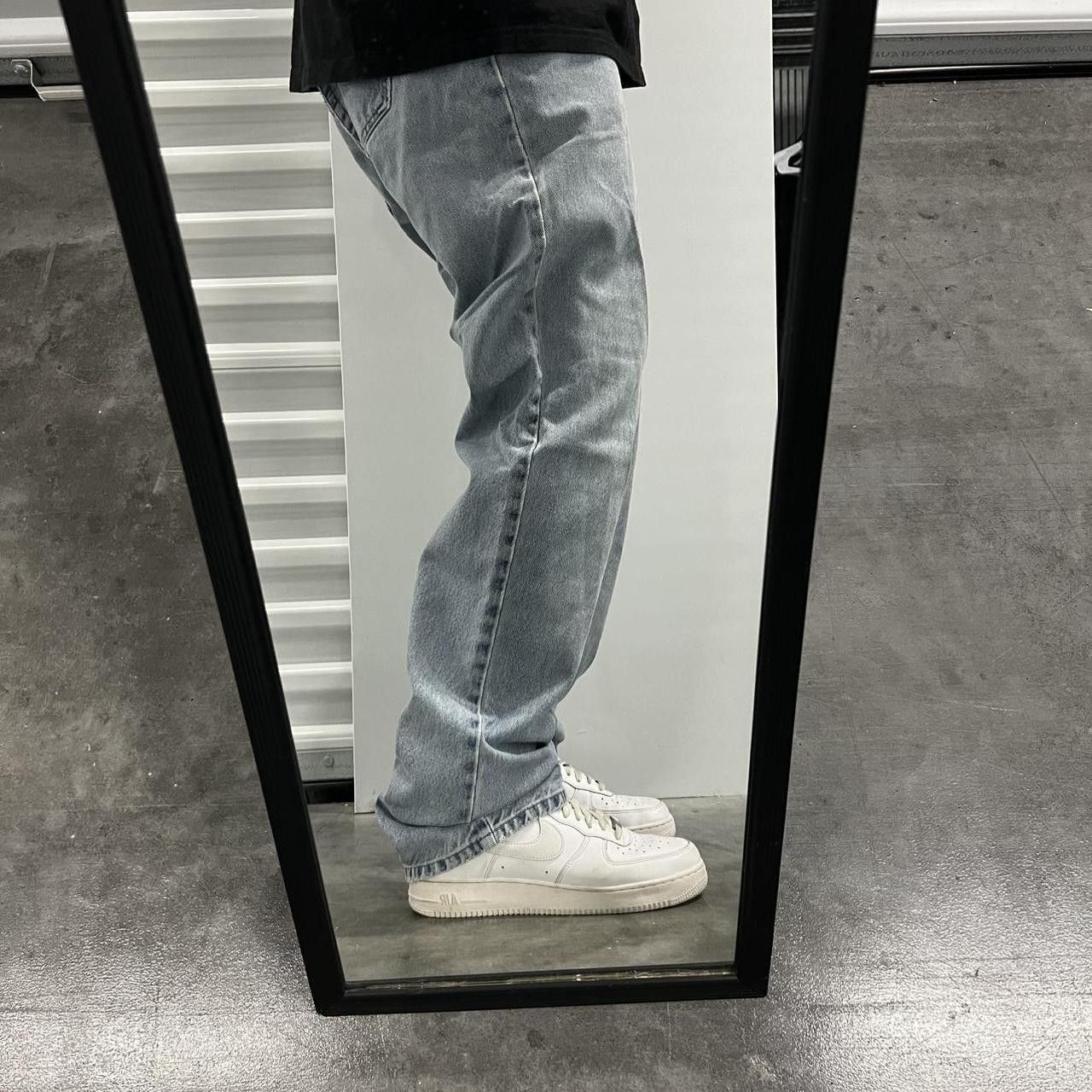 Tommy Hilfiger Crazy Vintage Y2K/2000s Baggy Skater Style Tommy Hilfiger Light Blue Wash! Size US 34 / EU 50 - 2 Thumbnail