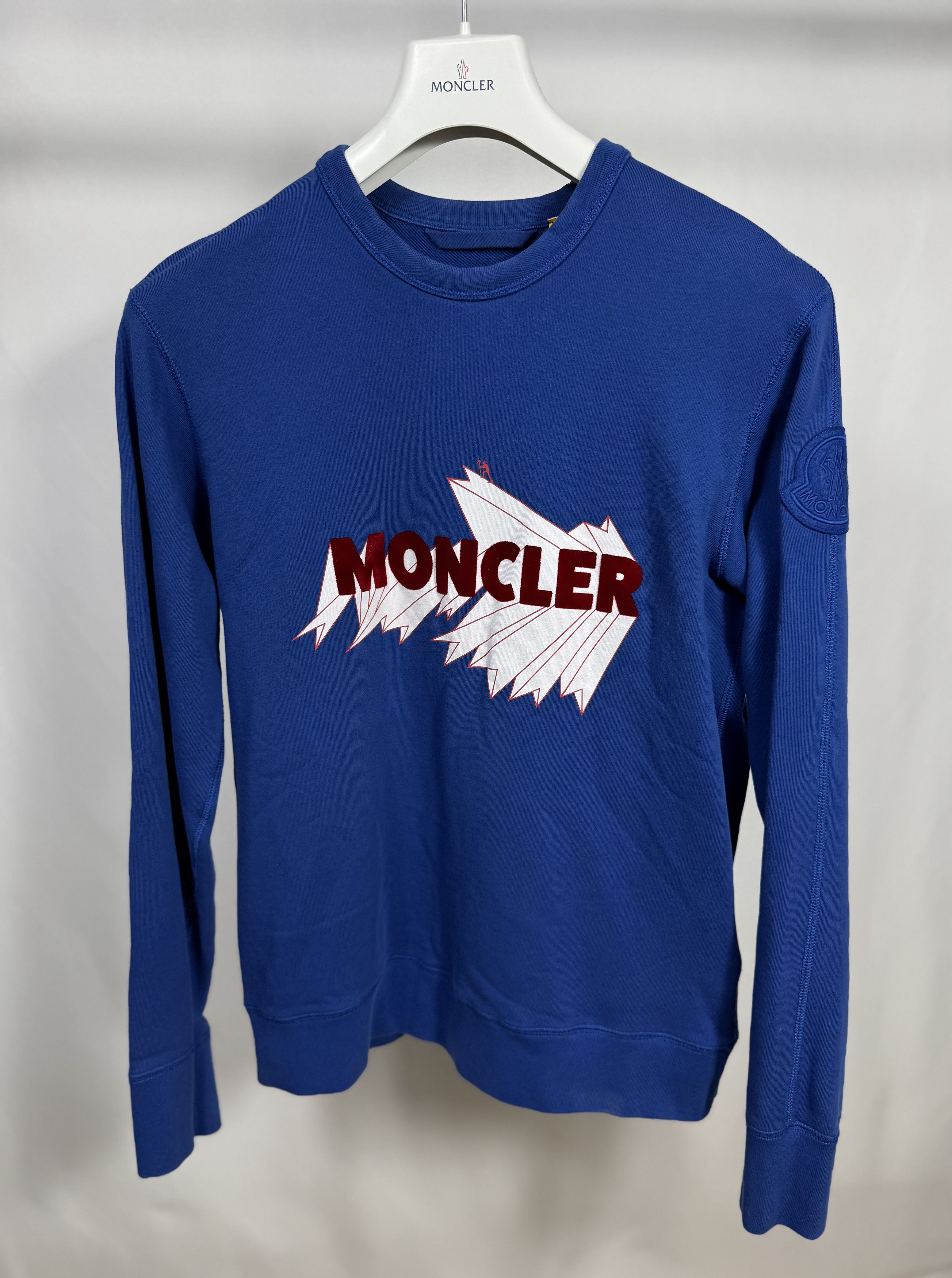 Moncler Moncler Cotton Crewneck Size US M / EU 48-50 / 2 - 1 Thumbnail