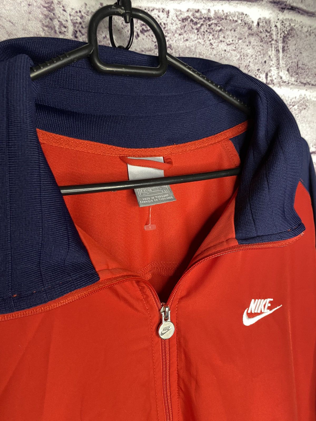 Nike Vintage Nike Blue/Red Track-Top Jacket Small Swoosh Logo Size US XXL / EU 58 / 5 - 2 Thumbnail