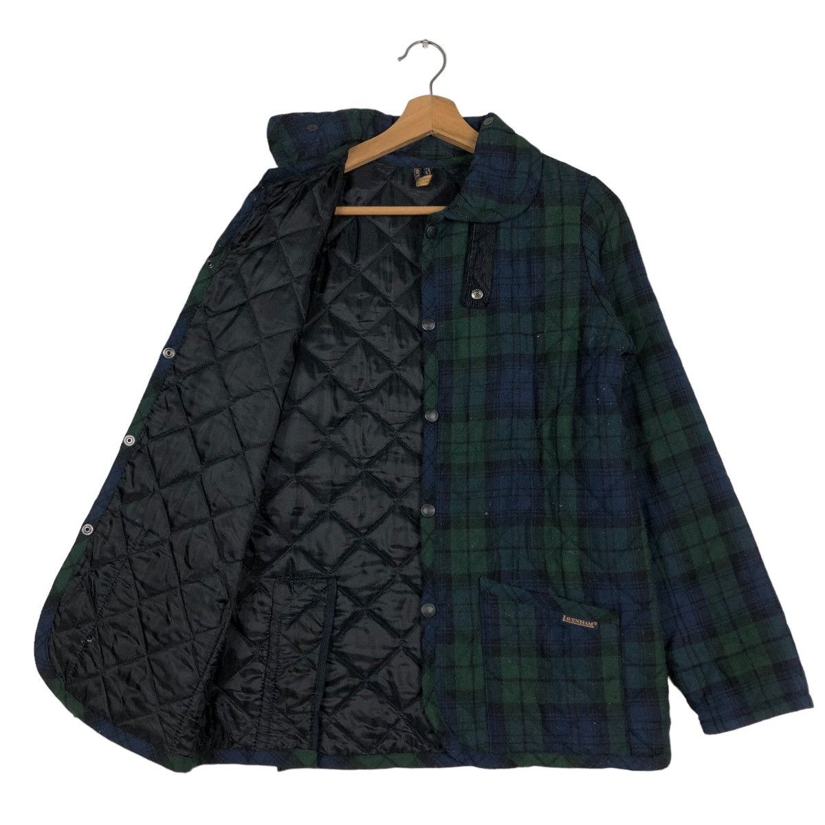Japanese Brand 🔥Quilted Jacket Button Lavenham Made in England Rare Size US M / EU 48-50 / 2 - 13 Thumbnail