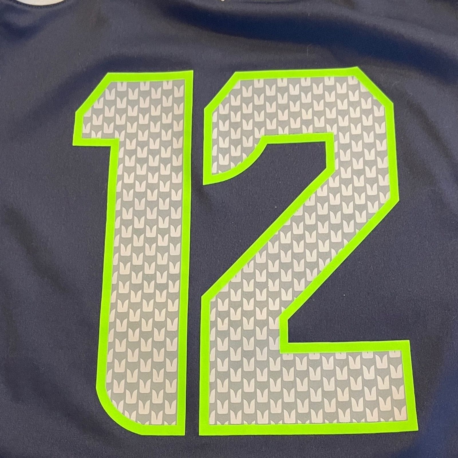 Nike Men’s Nike Seattle Seahawks Navy 12th Man Jersey, medium Size US M / EU 48-50 / 2 - 4 Thumbnail