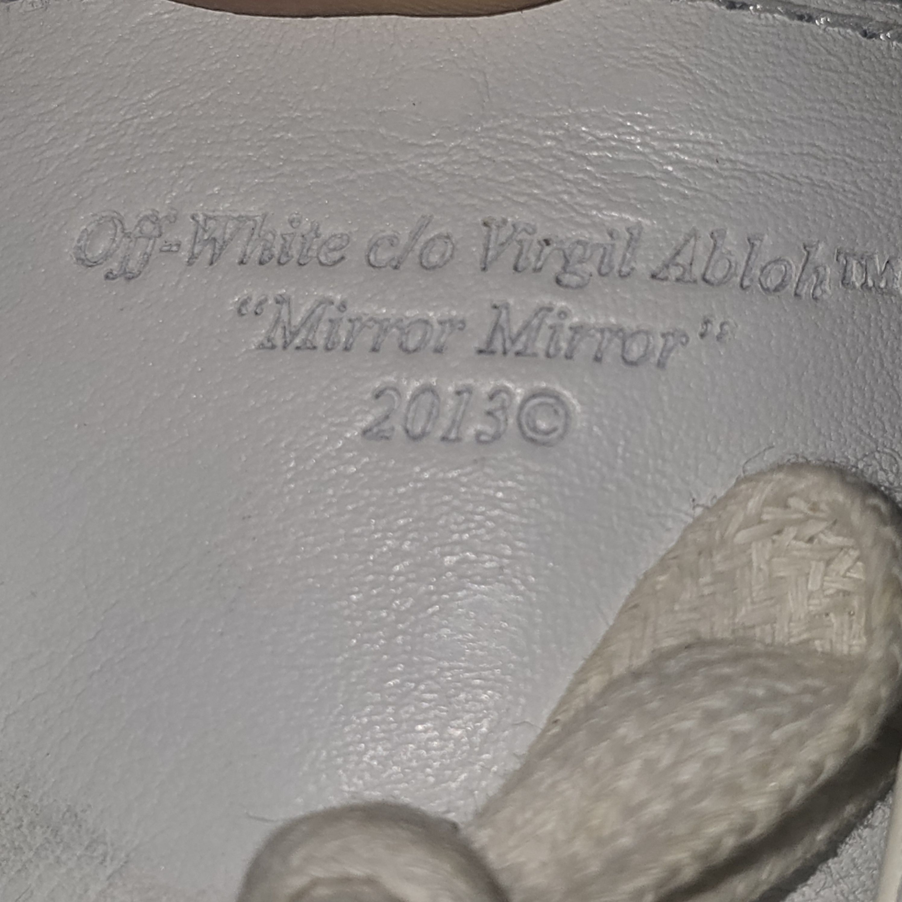 Off-White Off-White Classic Diagonals Sneaker White & Black Size US 9 / EU 42 - 7 Thumbnail