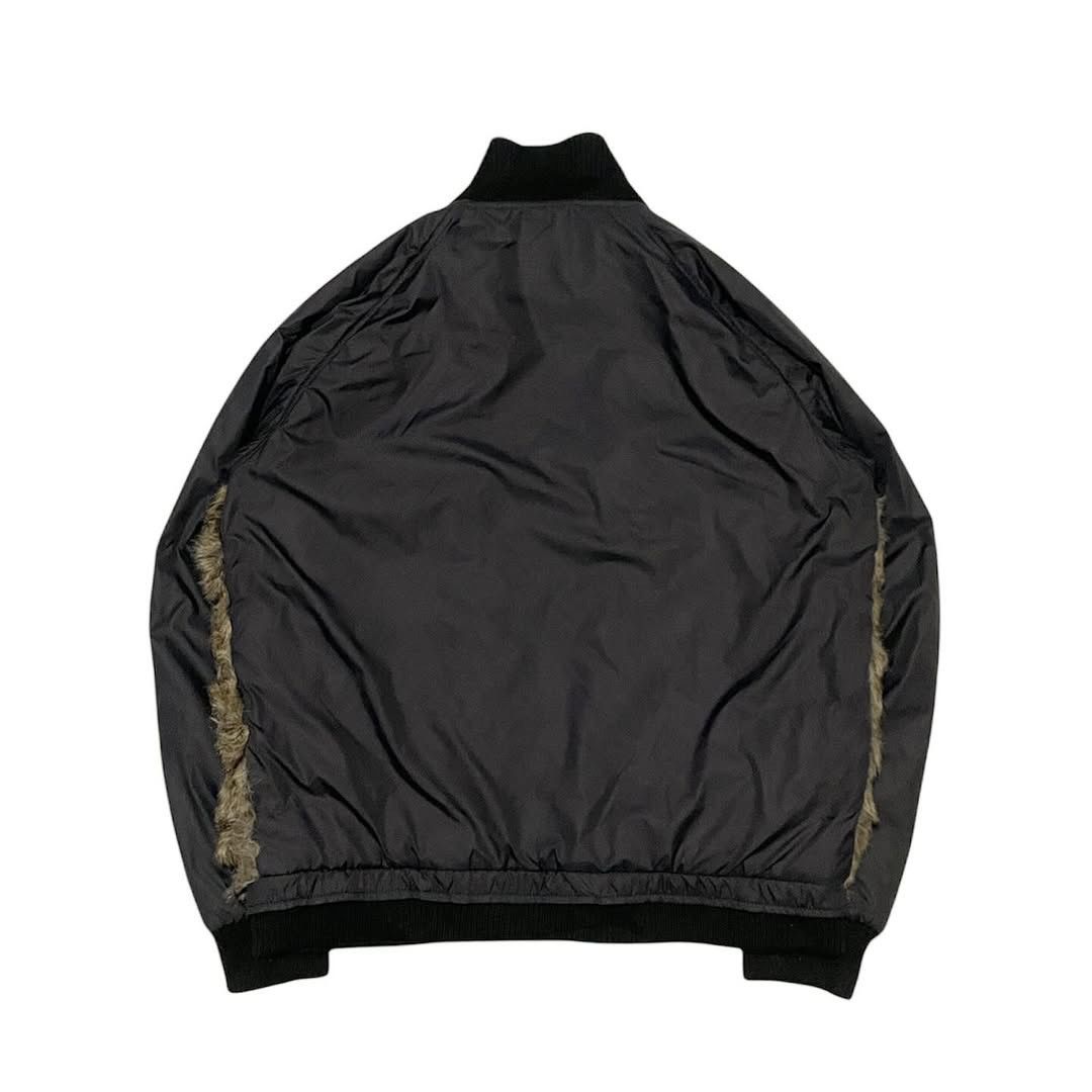 Diesel 00’s DIESEL Fur Black Bomber Jacket Size US M / EU 48-50 / 2 - 2 Thumbnail