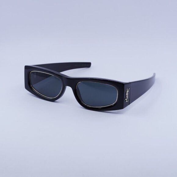 Saint Laurent Paris 🕶️ New Saint Laurent SL M140 RIM 001 Black Sunglasses Size ONE SIZE - 4 Thumbnail