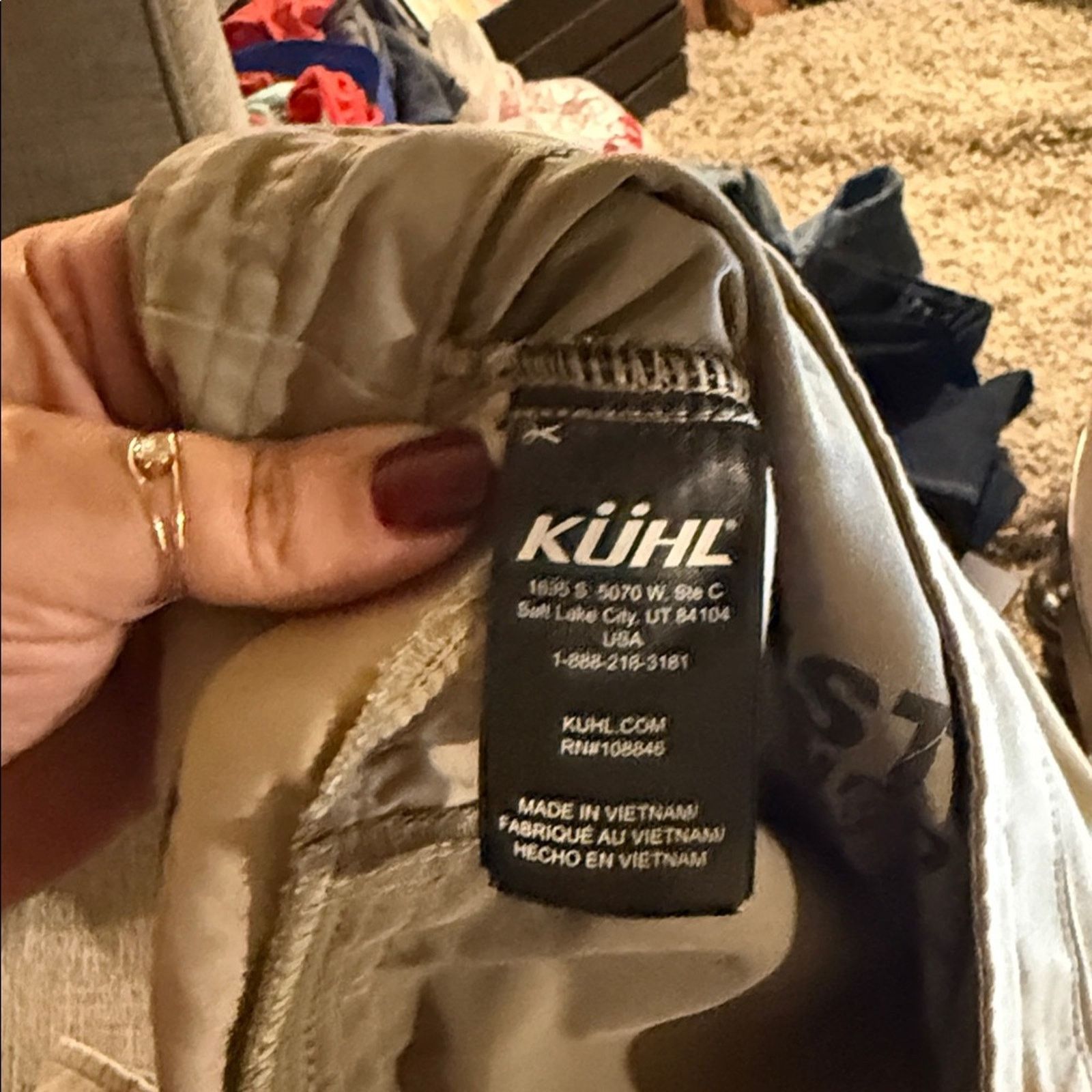 Kuhl KÜHL Khaki outdoor lightweight hiking gorpcore Pants 42x30 Size US 42 / EU 58 - 3 Thumbnail