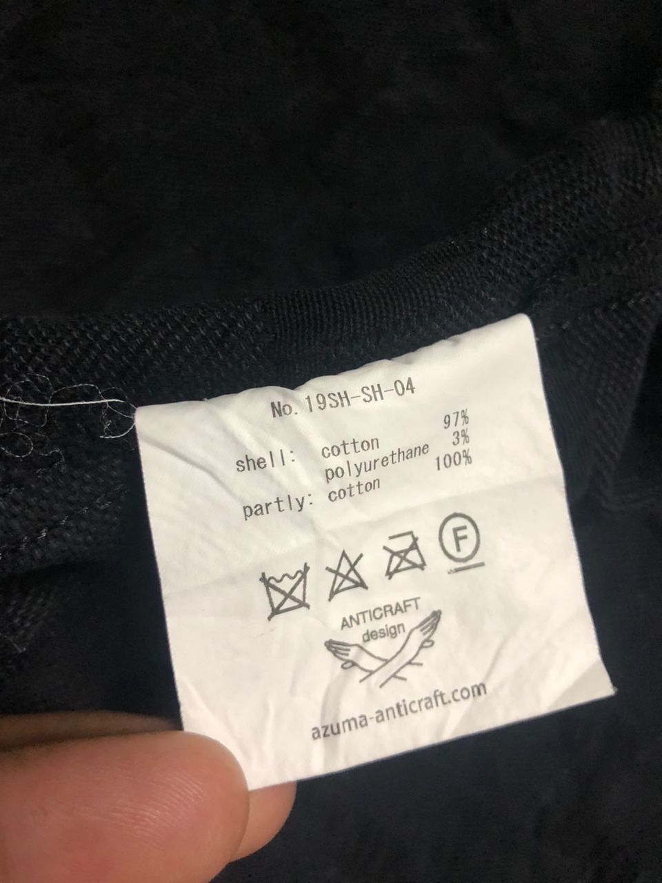 Japanese Brand AZUMA ANTI CRAFT PATCHWORK DESIGN CUSTOM PIN GOTHIC STYLE Size US M / EU 48-50 / 2 - 13 Thumbnail