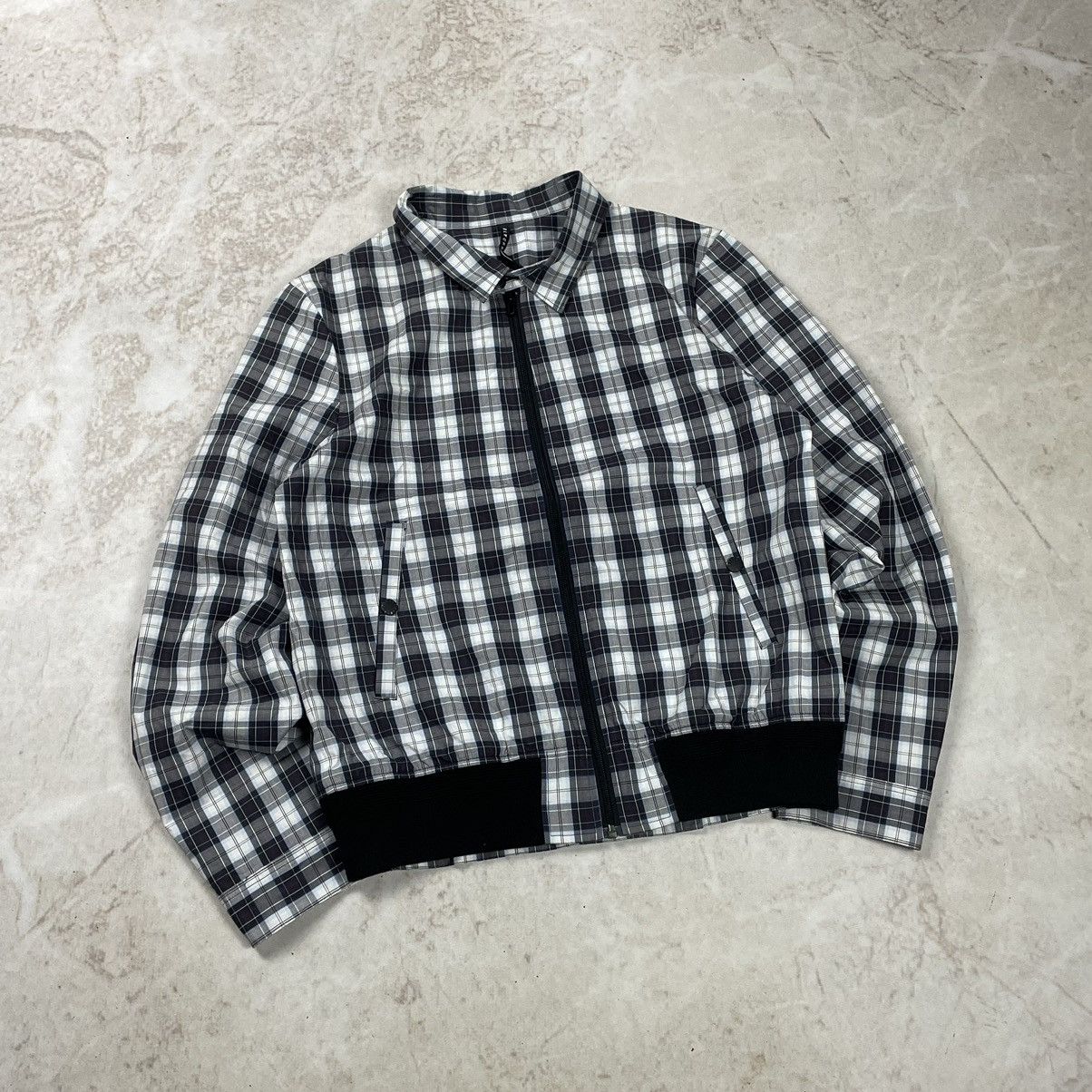 BlackBarrett By Neil Barrett Checked Plaid Jacket