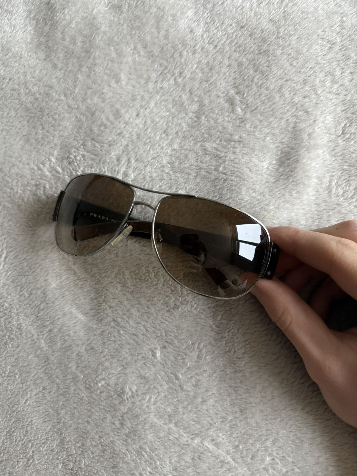 Prada Vintage Prada sunglasses Aviator Size ONE SIZE - 8 Thumbnail