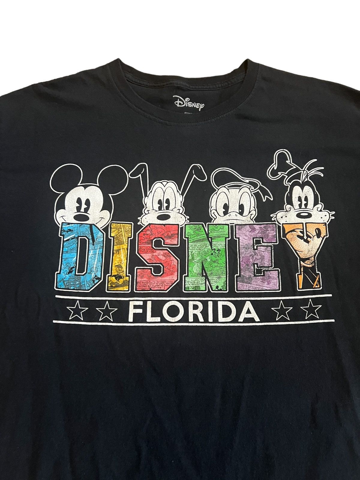 Disney × Vintage Disney Florida Shirt Vintage Large Black Cotton Tee Size US L / EU 52-54 / 3 - 2 Thumbnail