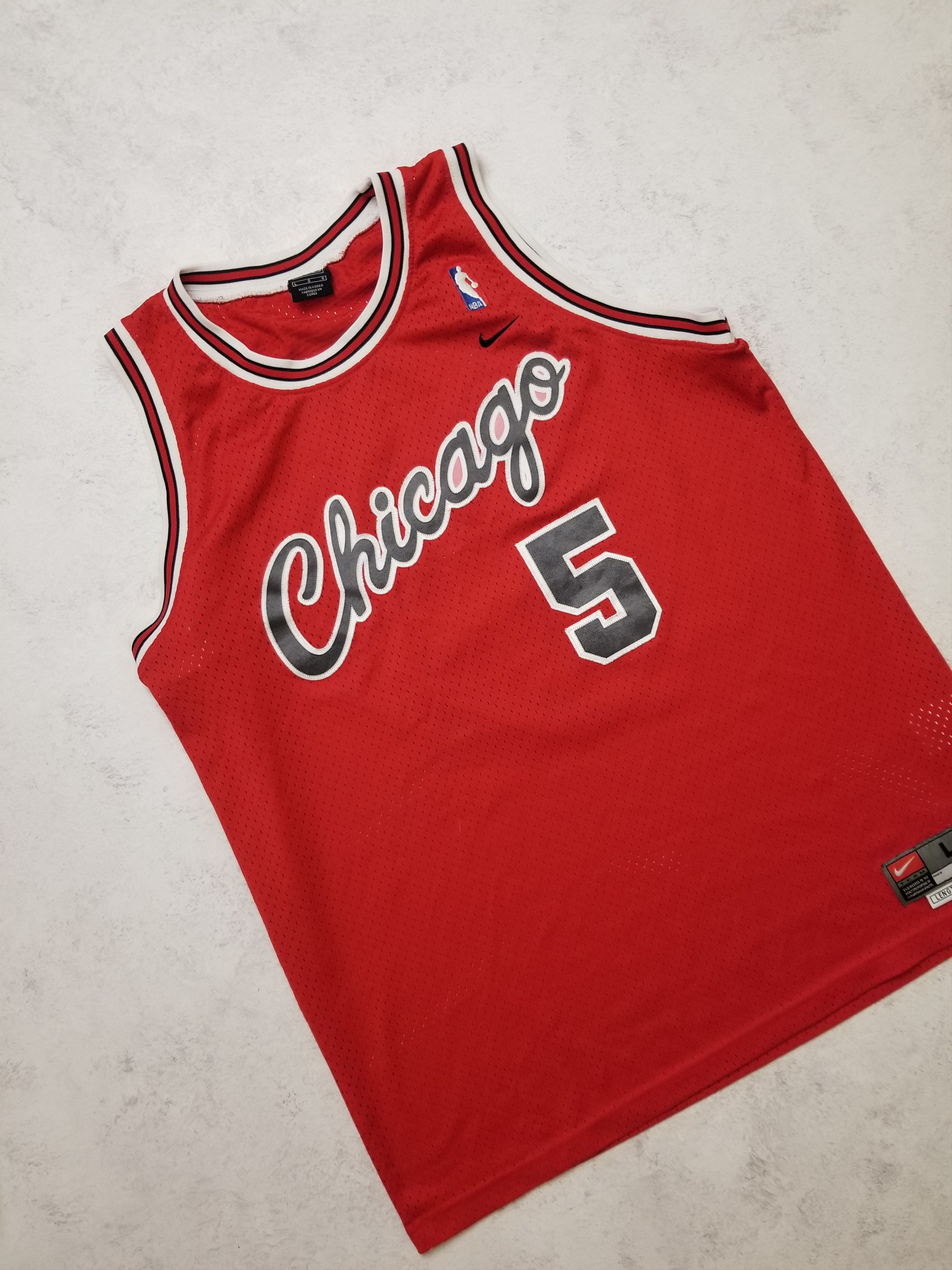 Nike VTG NBA Nike Chicago Bulls Jalen Rose Jersey Size US L / EU 52-54 / 3 - 19 Thumbnail