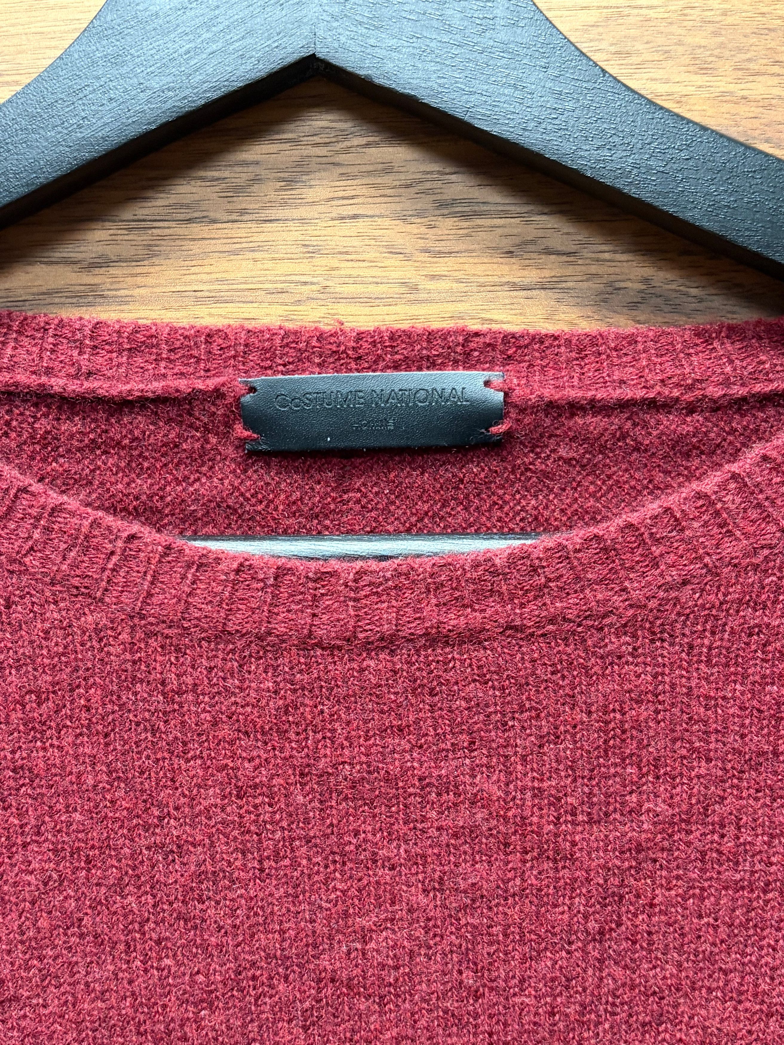 Costume National Costume National Homme ‘Burnt Red’ 100% Wool Sweater Size US L / EU 52-54 / 3 - 2 Thumbnail