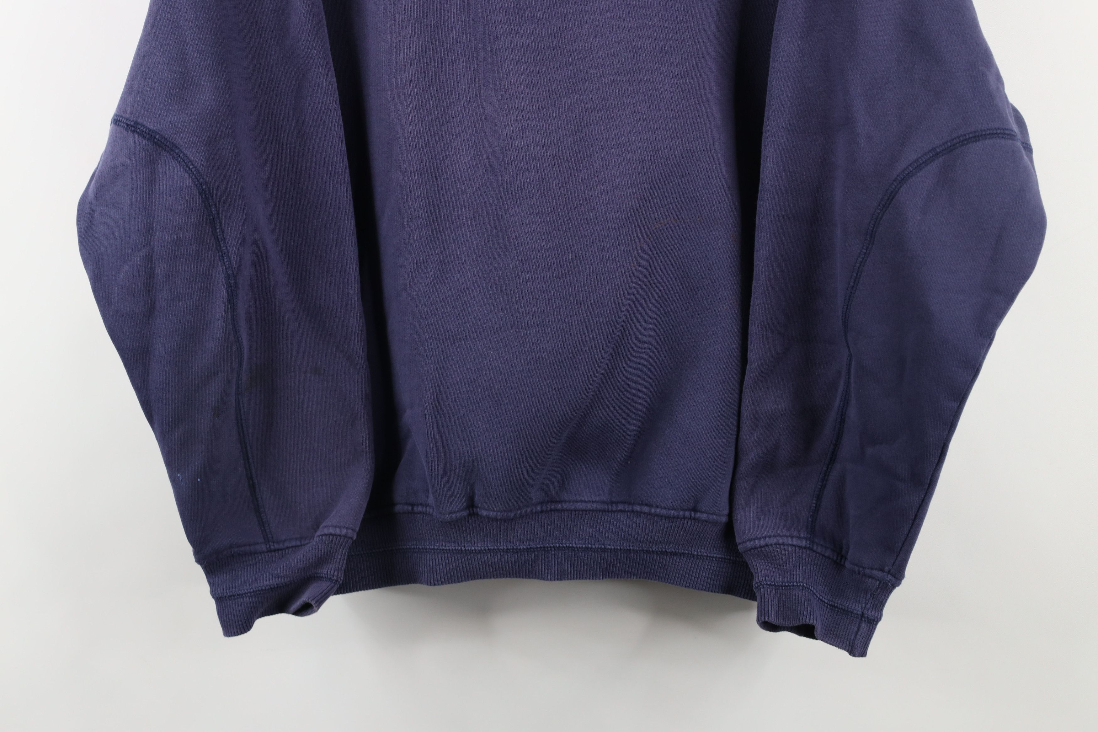 Gap × Vintage Vintage 90s Gap Blank Oversized Mock Neck Sweatshirt Purple Size S / US 4 / IT 40 - 3 Thumbnail