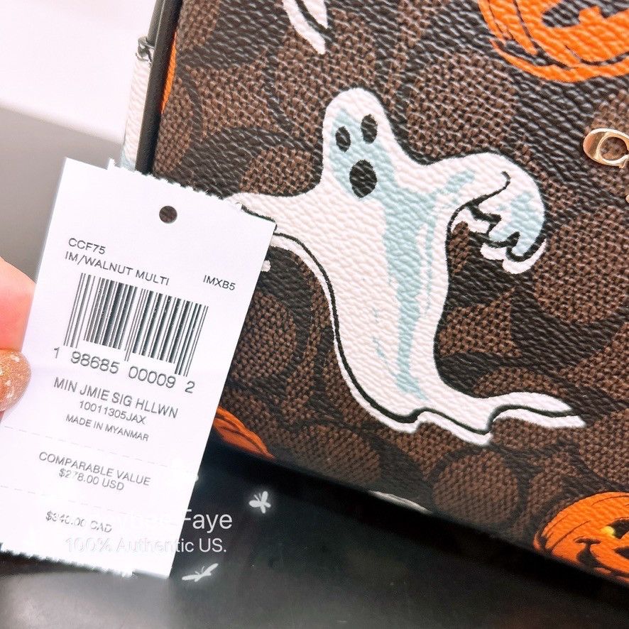 Coach Mini Jamie Camera Bag In Signature Canvas With Halloween Size ONE SIZE - 7 Thumbnail