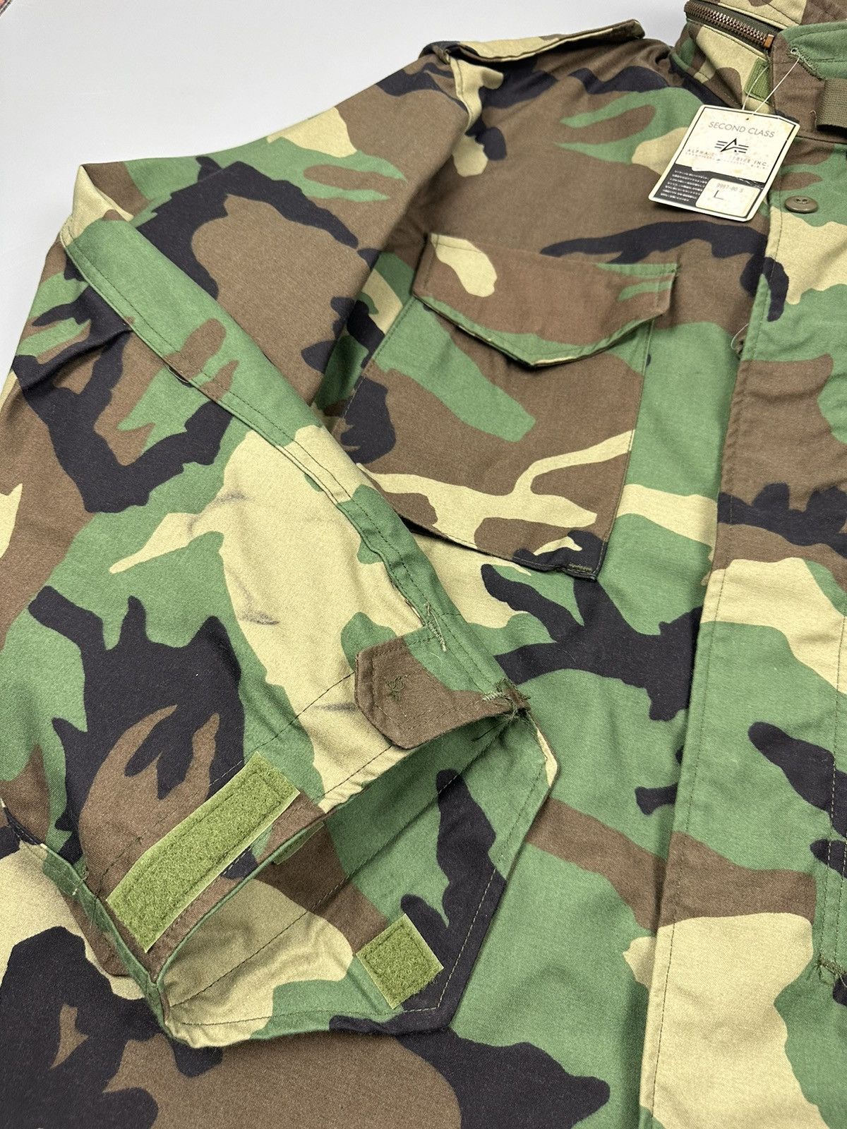 Alpha Industries × Vintage 🔥Rare🔥Vintage Deadstock Alpha Industries M65 Nato Camouflage Size US L / EU 52-54 / 3 - 6 Thumbnail