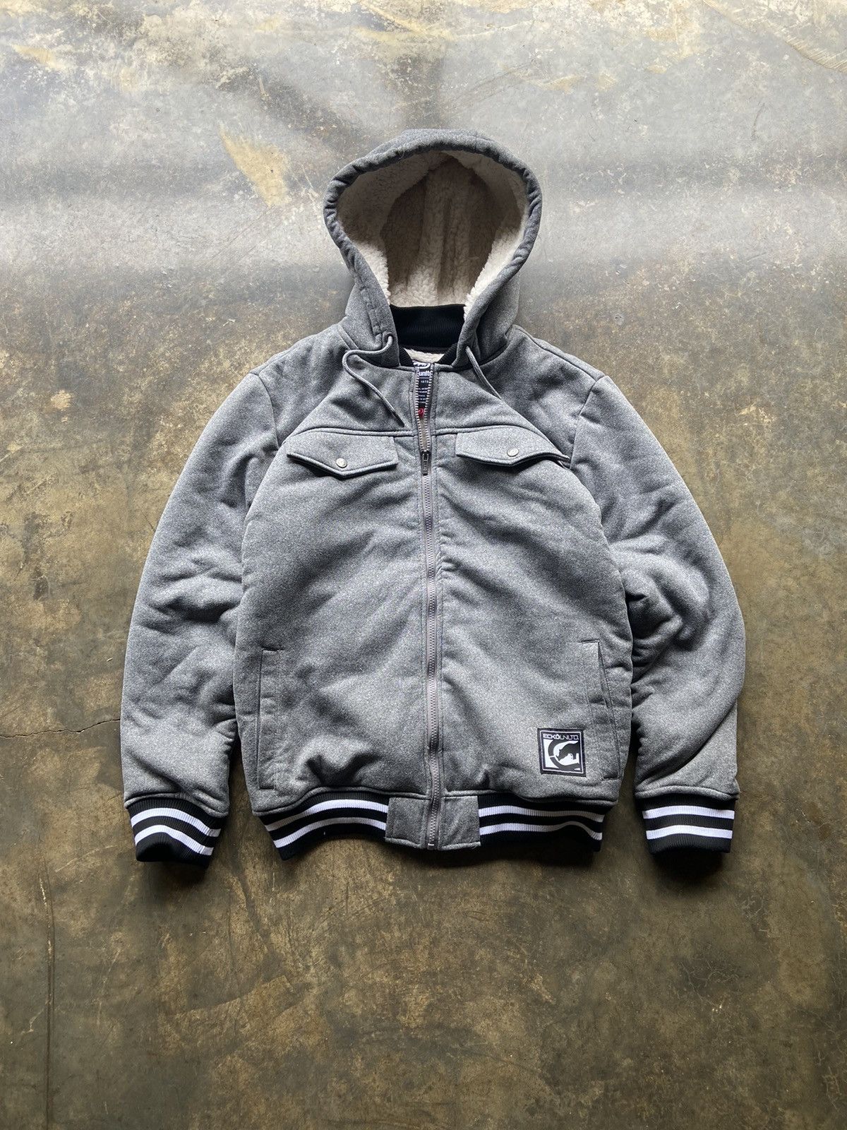 Ecko Unltd. Crazy Vintage NWT Ecko Untld Sherpa Lined Hoodie Size US M / EU 48-50 / 2 - 1 Thumbnail
