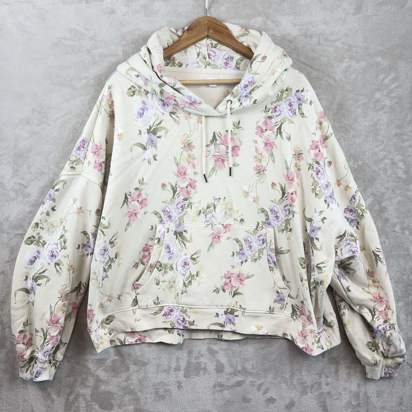 Gap Gap x LoveShackFancy Floral Logo Hoodie XXL Oversized Size XXL / US 16-18 / IT 52-54 - 2 Thumbnail