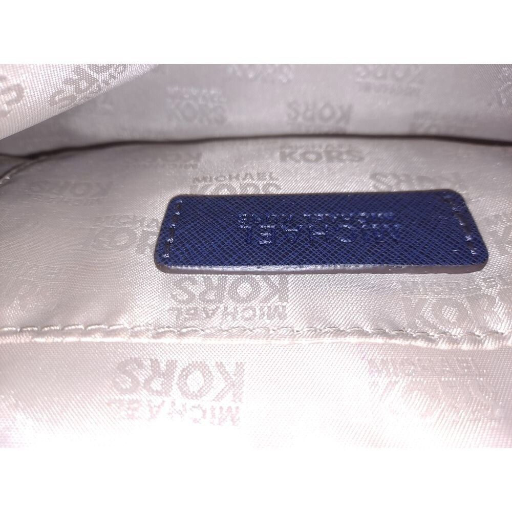 Michael Kors Michael Kors Satchel Top Handle Handbag Navy Blue Designer P Size ONE SIZE - 5 Thumbnail