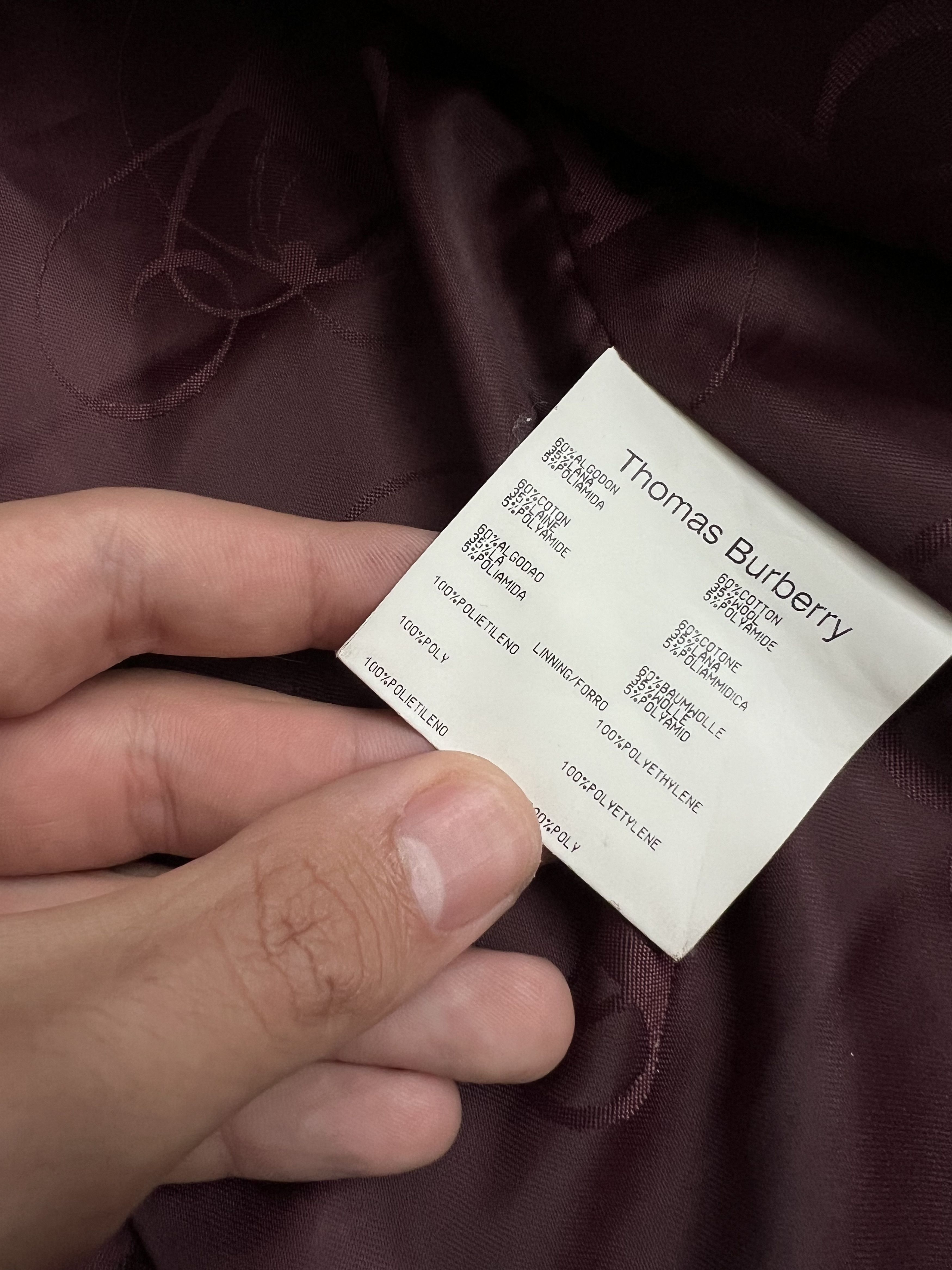Burberry × Vintage Thomas Burberry – Bellamy Coat Men’s RARE Size US M / EU 48-50 / 2 - 8 Thumbnail