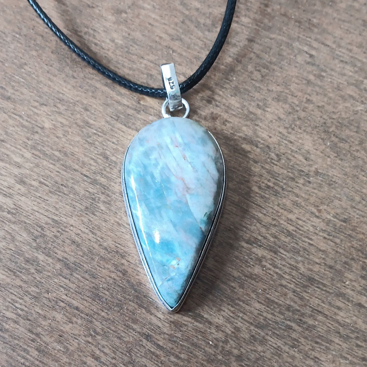 Other Blue Apatite gemstone pendant necklace Size ONE SIZE - 1 Thumbnail