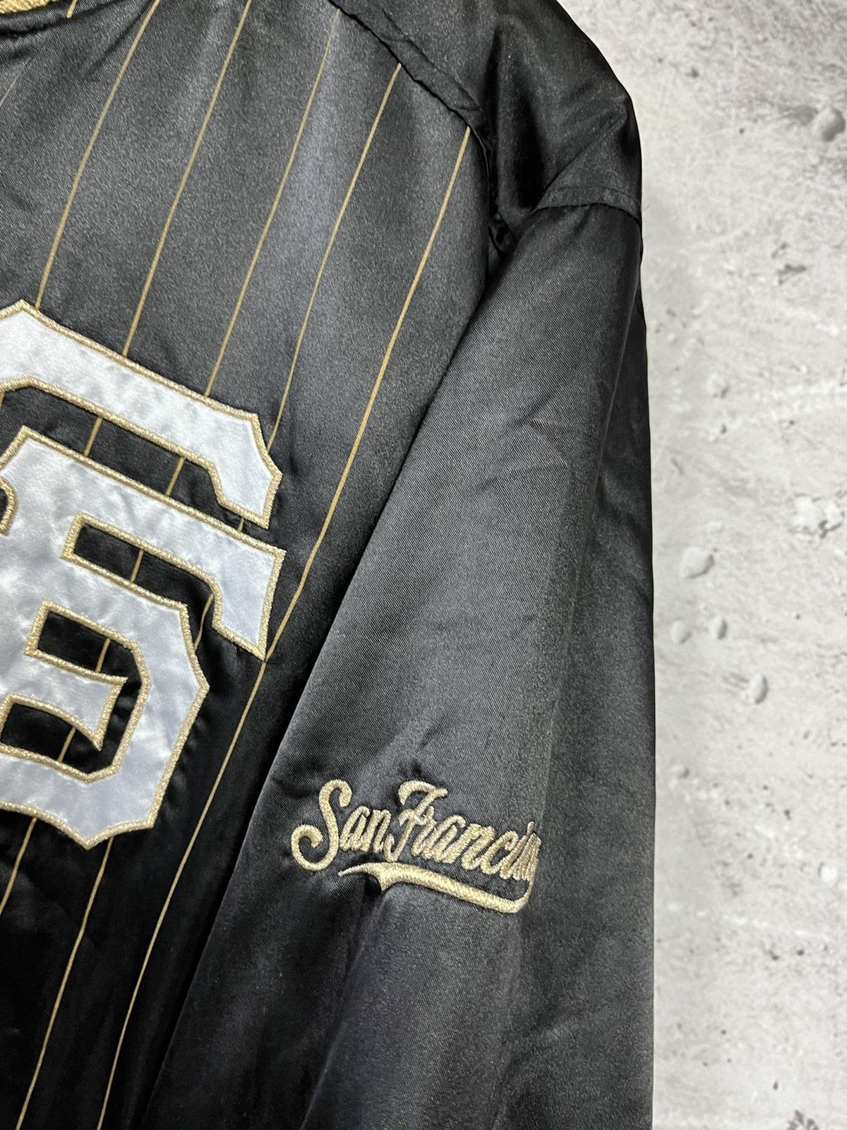Cooperstown Collection San Francisco Giants NBL satin bomber jacket Size US L / EU 52-54 / 3 - 6 Thumbnail