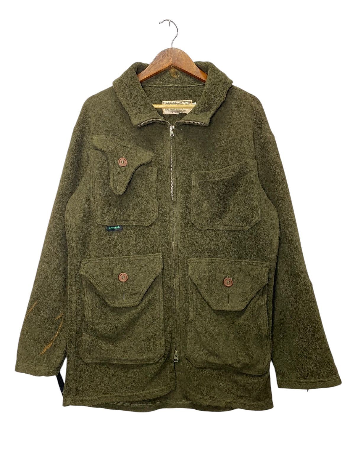 Vintage Fleece Camouflage Harajuku Jacket