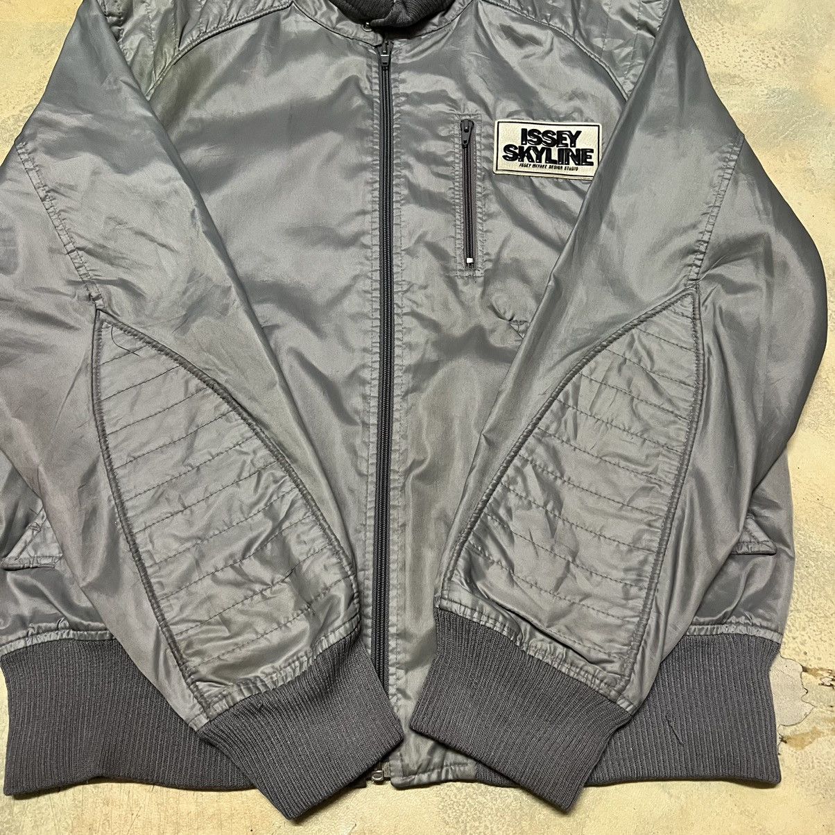 Issey Miyake Vintage Issey Miyake Skyline Bomber Style Jacket Size US L / EU 52-54 / 3 - 15 Thumbnail