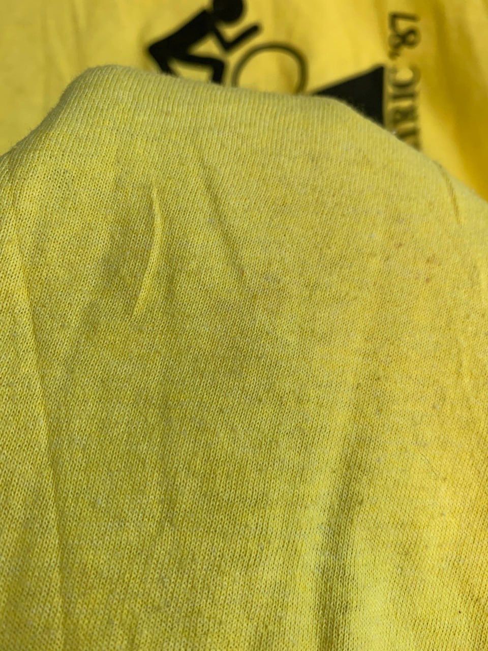 Vintage Vintage 1987 Peninsula Metric Century TWC Yellow T-Shirt Size US M / EU 48-50 / 2 - 9 Thumbnail