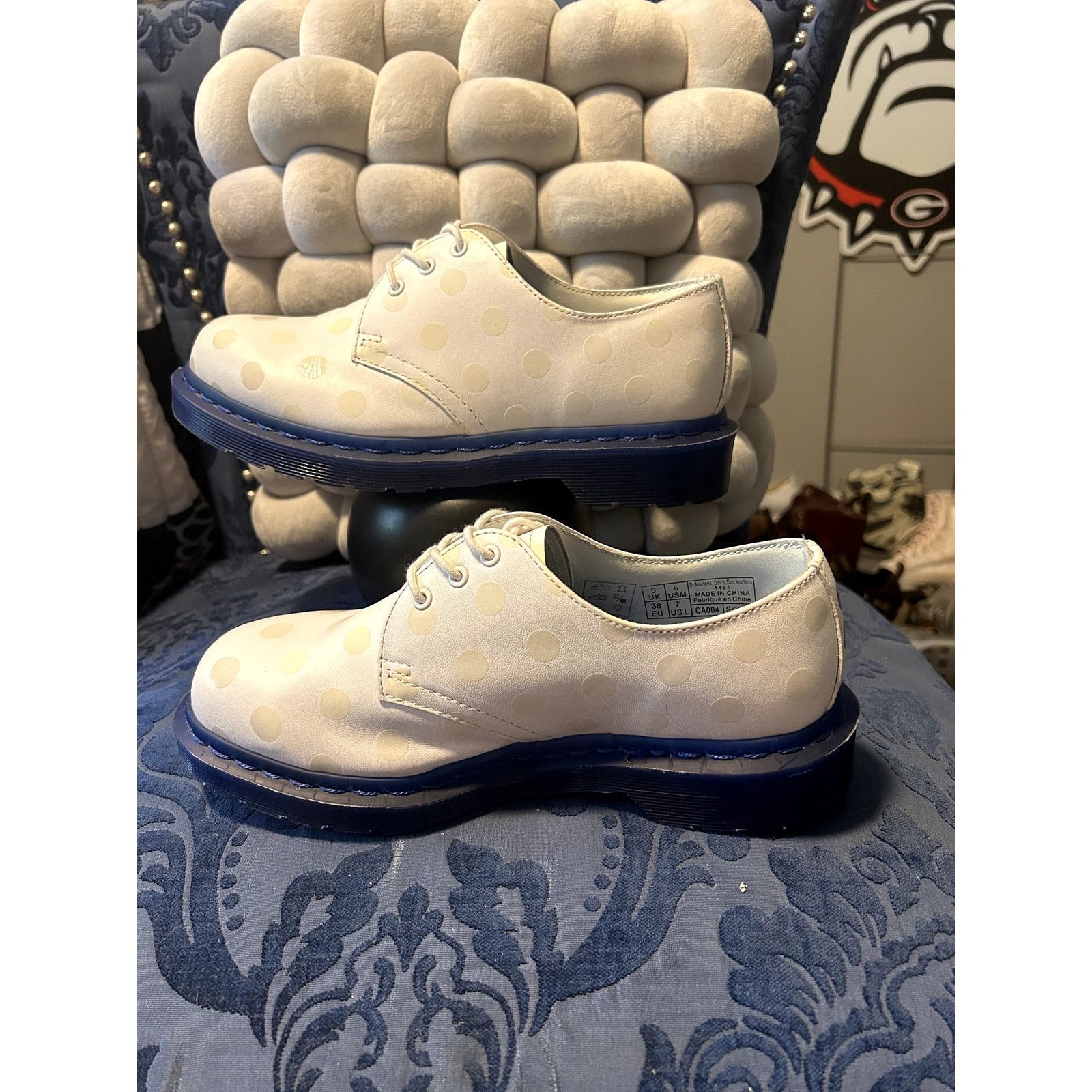 Dr. Martens Very Rare! Dr Martens x Colette White Polka Dot size 7/EU 38 Size US 7 / IT 37 - 2 Thumbnail