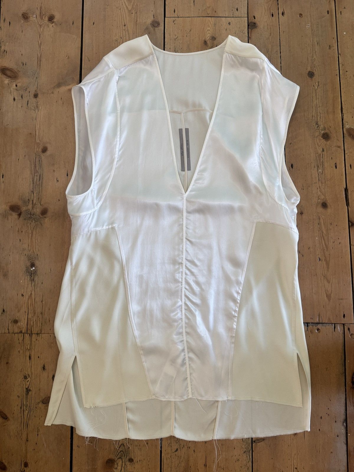 Rick Owens Fogachine runway deep v tunic tee Size US M / EU 48-50 / 2 - 1 Thumbnail