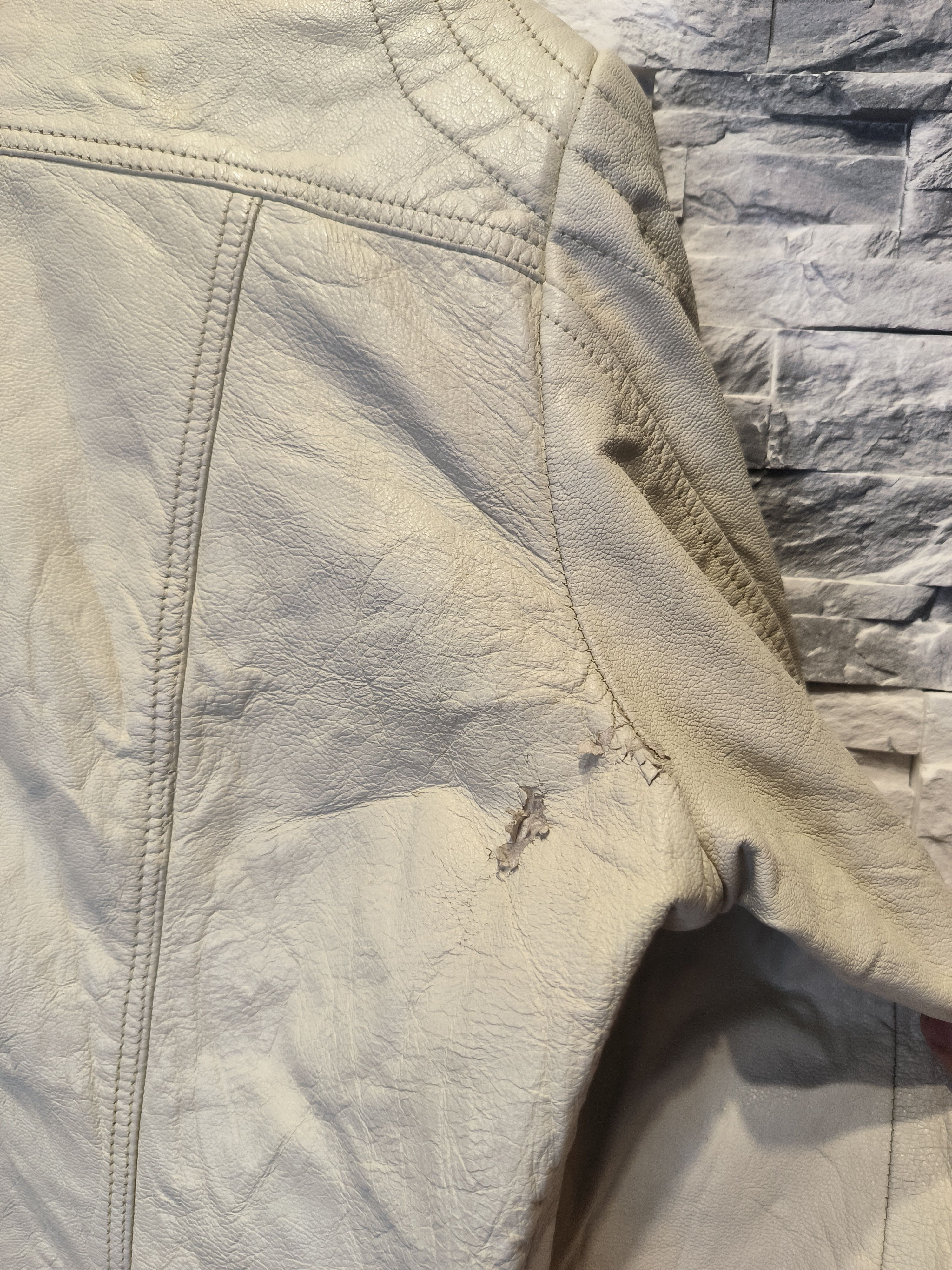 Pepe Jeans × Vintage Vintage Pepe Jeans Leather Jacket Size L / US 10 / IT 46 - 7 Thumbnail