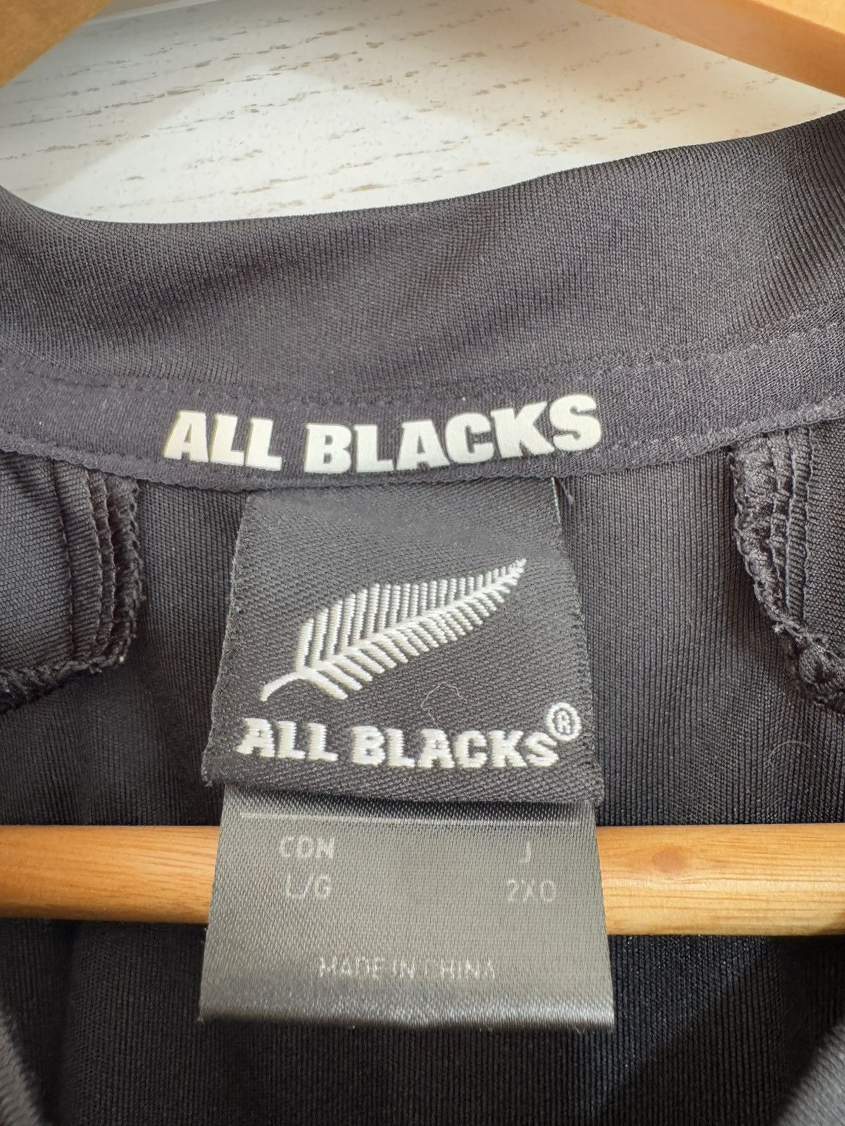 Adidas All Blacks New Zealand 2019-2020 Home Rugby Jersey Kit Shirt Size US L / EU 52-54 / 3 - 8 Thumbnail