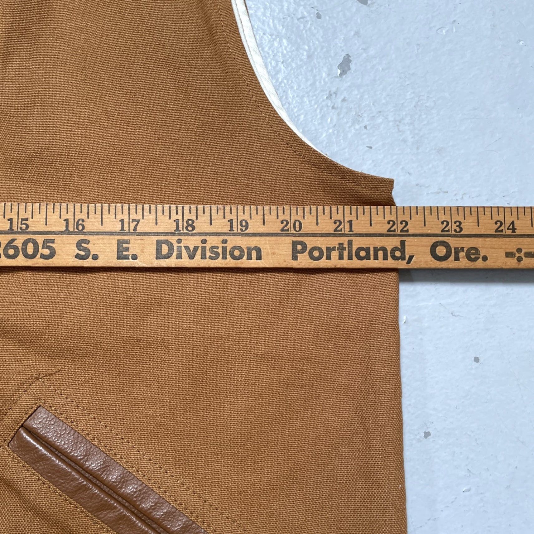 Golden Bear Golden Bear x UNIONMADE Canvas Leather Work Vest Mens L Brown USA USA Heritage Workwear 90s Size US L / EU 52-54 / 3 - 3 Thumbnail