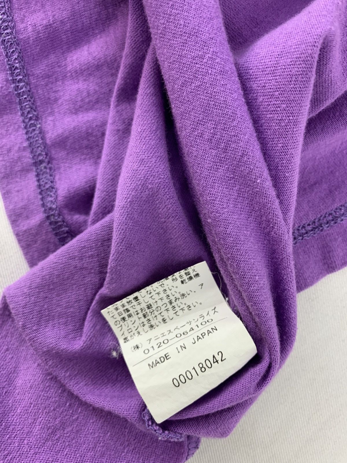 agnes b. 90s Agnes B Paris Longsleeve Embroidery Logo Tee Size S / US 4 / IT 40 - 7 Thumbnail